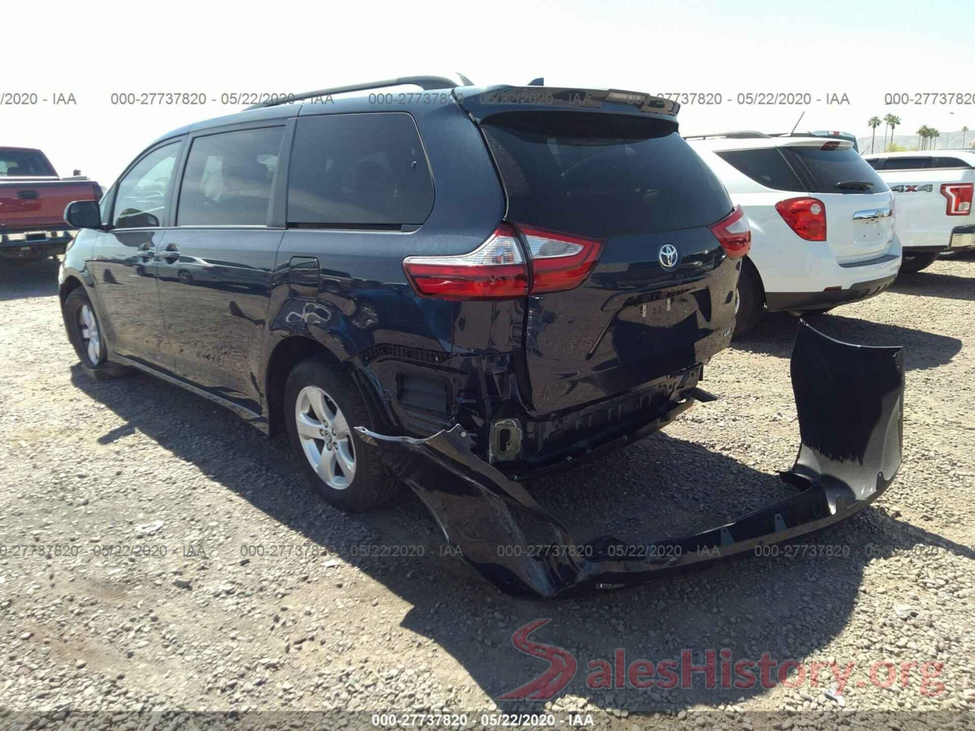 5TDKZ3DC5KS019308 2019 TOYOTA SIENNA