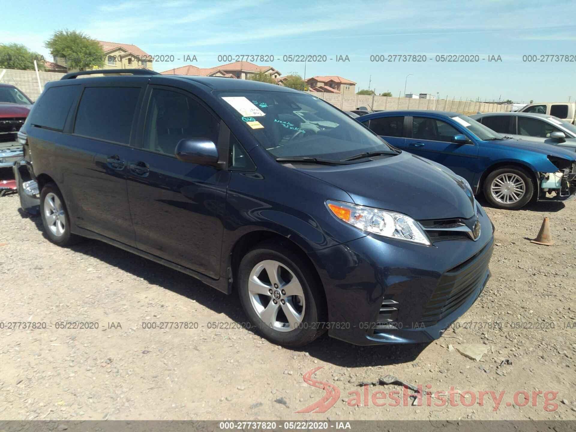 5TDKZ3DC5KS019308 2019 TOYOTA SIENNA