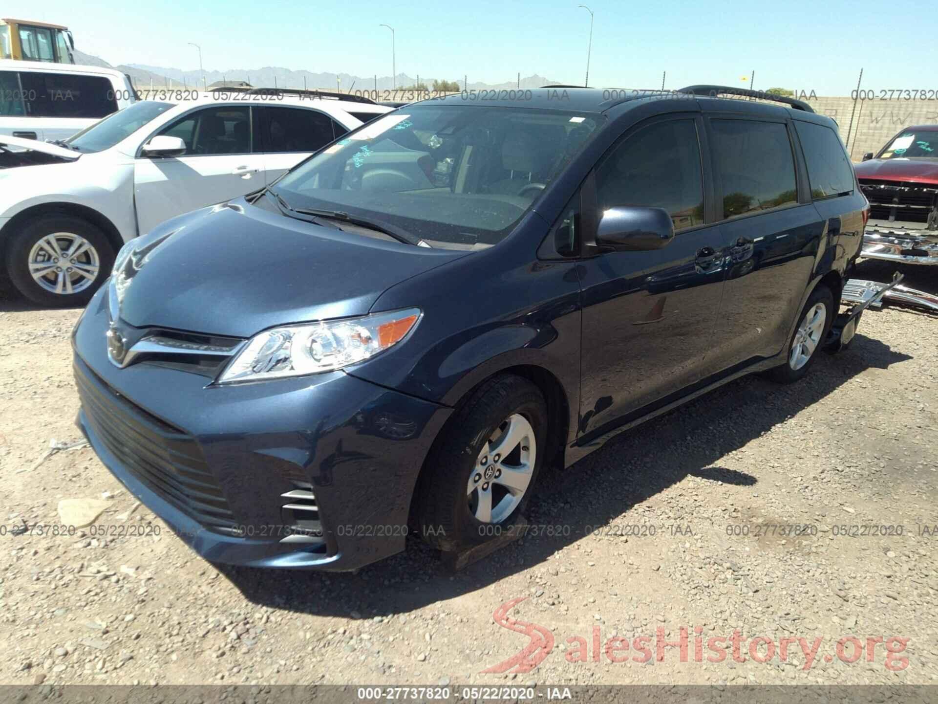 5TDKZ3DC5KS019308 2019 TOYOTA SIENNA