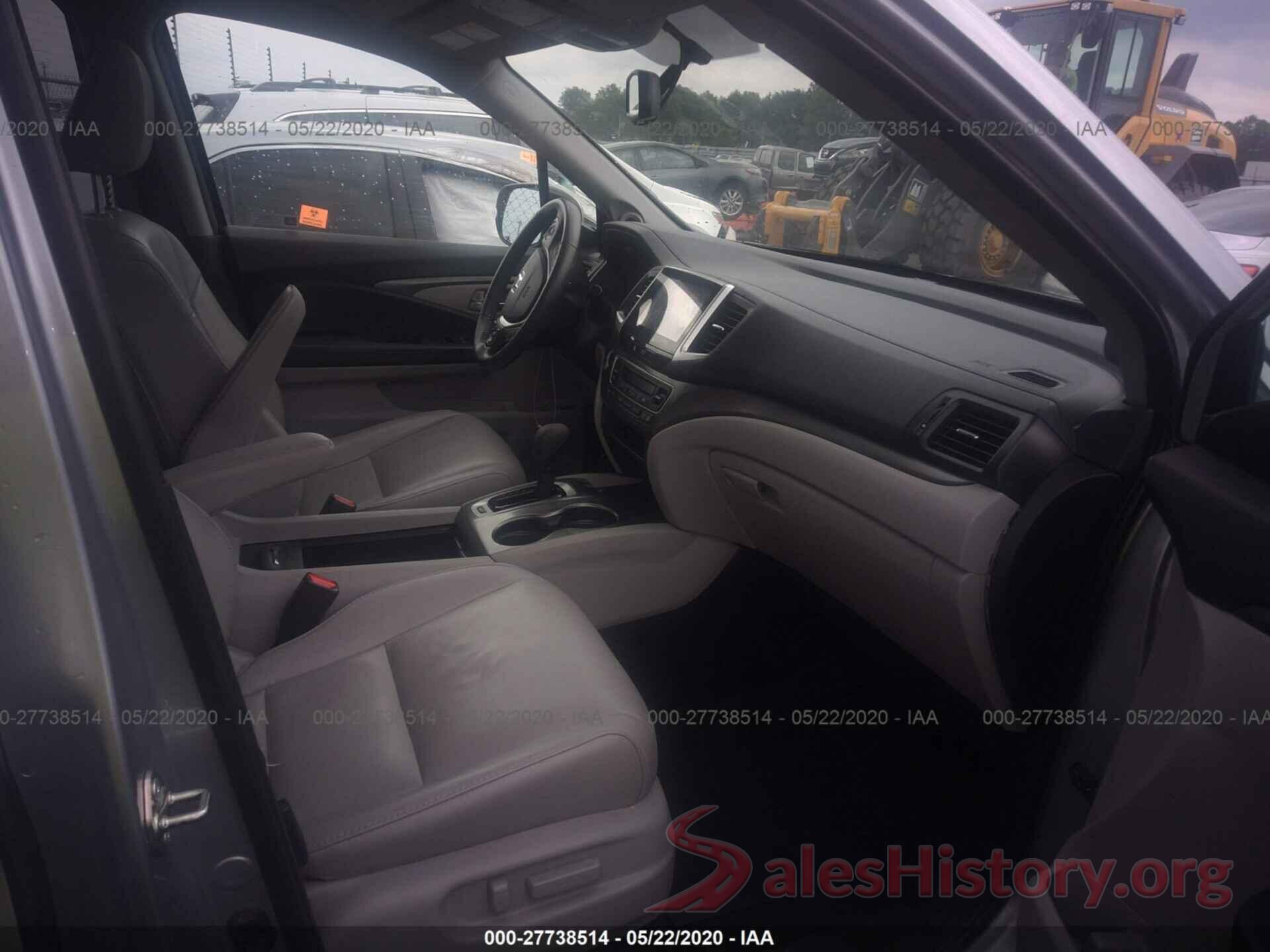 5FNYF6H79HB006110 2017 Honda Pilot