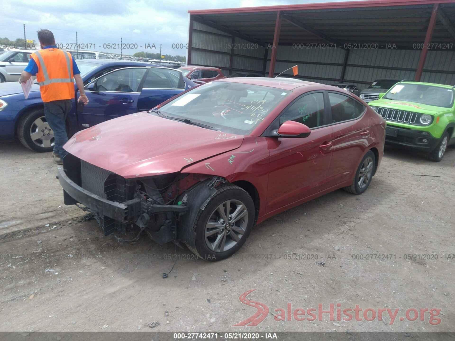 KMHD84LF7HU246626 2017 Hyundai Elantra