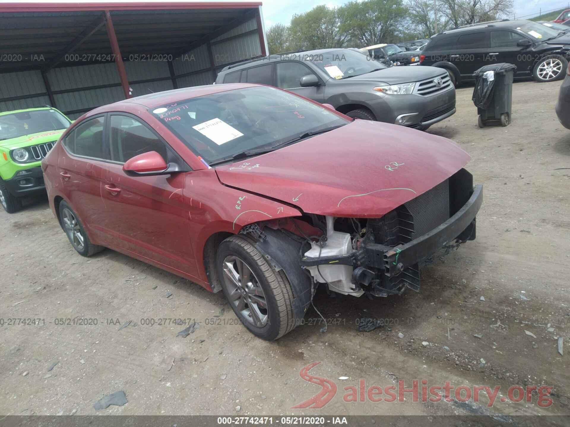 KMHD84LF7HU246626 2017 Hyundai Elantra