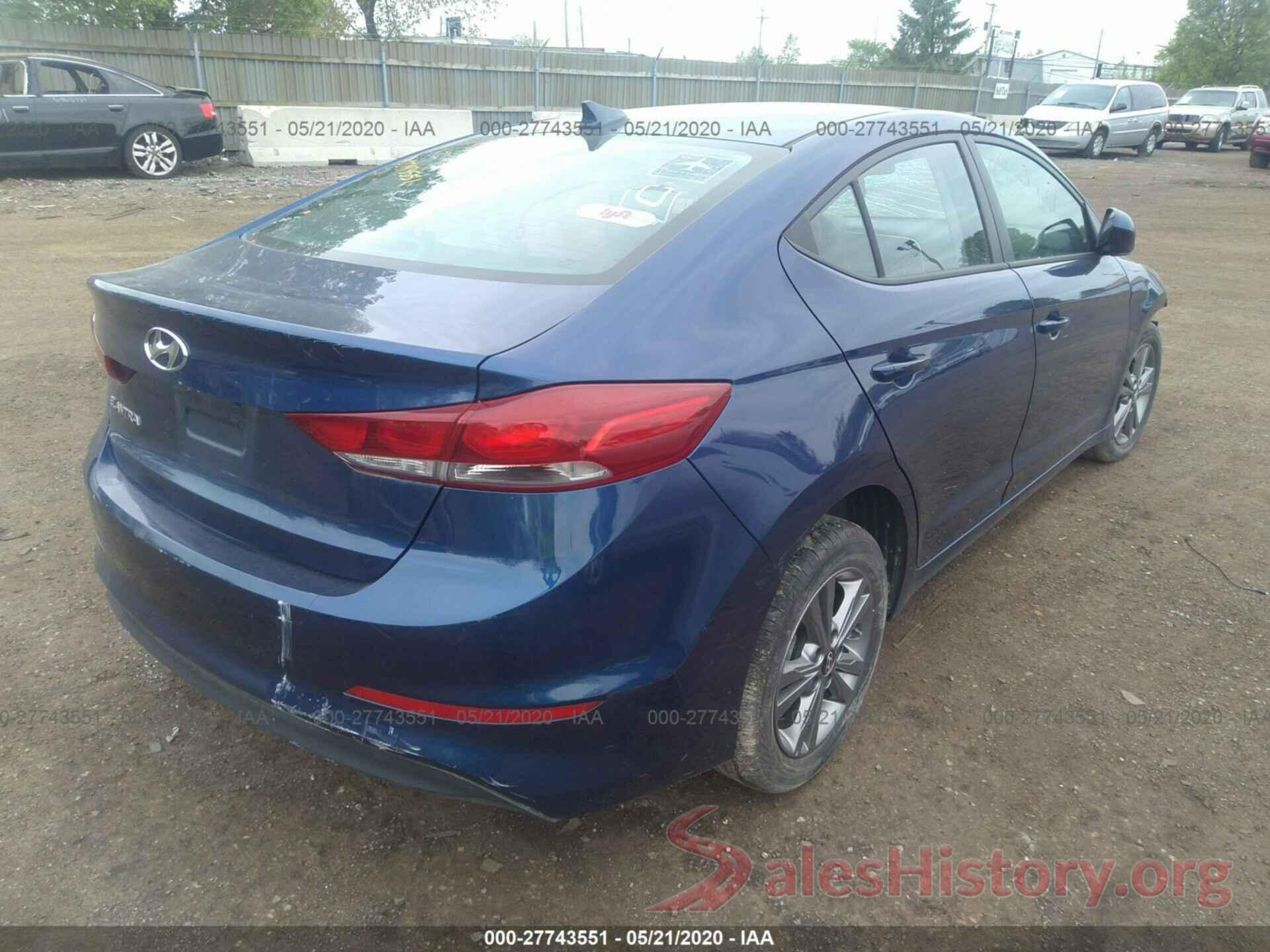 5NPD84LF0JH221944 2018 HYUNDAI ELANTRA