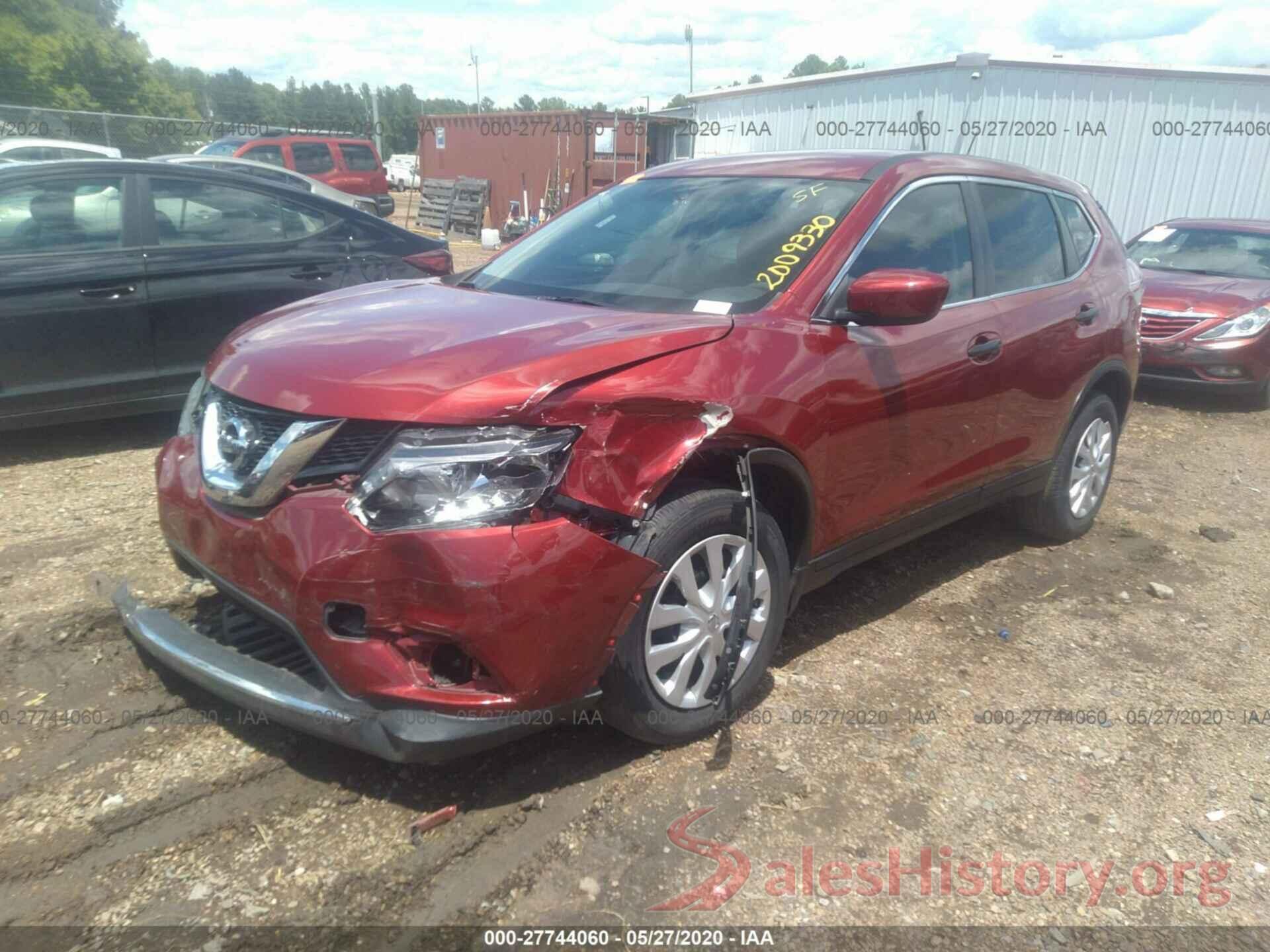 5N1AT2MTXGC895741 2016 NISSAN ROGUE