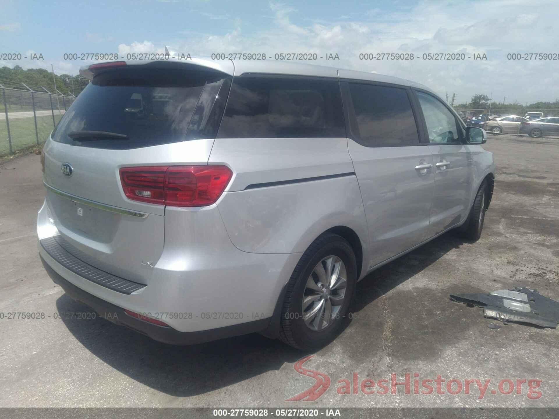 KNDMB5C15K6540005 2019 KIA SEDONA