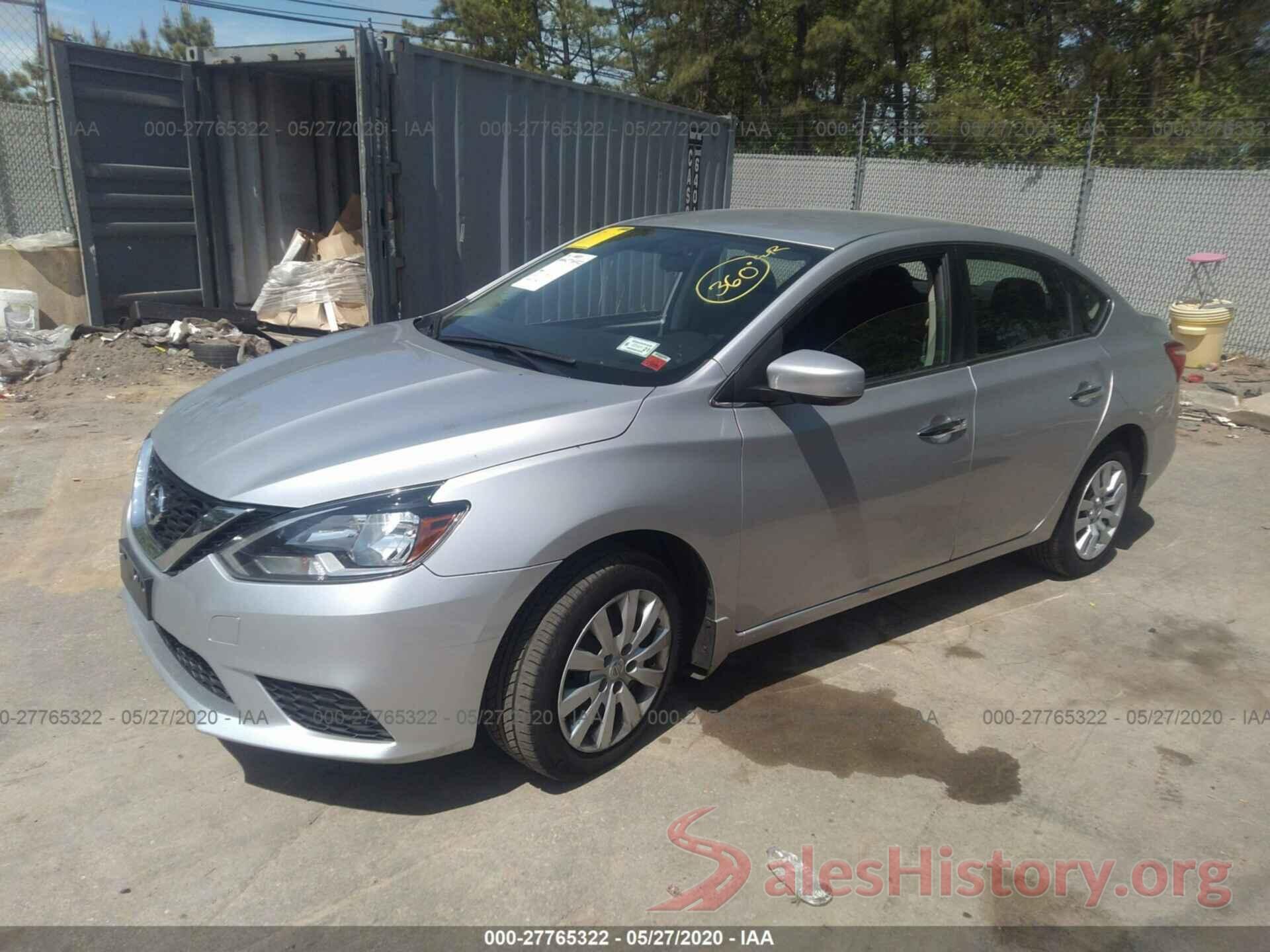 3N1AB7APXGY332193 2016 Nissan Sentra