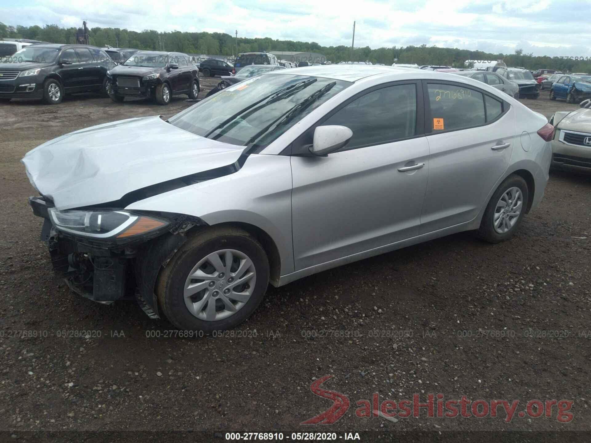 5NPD74LF2JH393136 2018 Hyundai Elantra