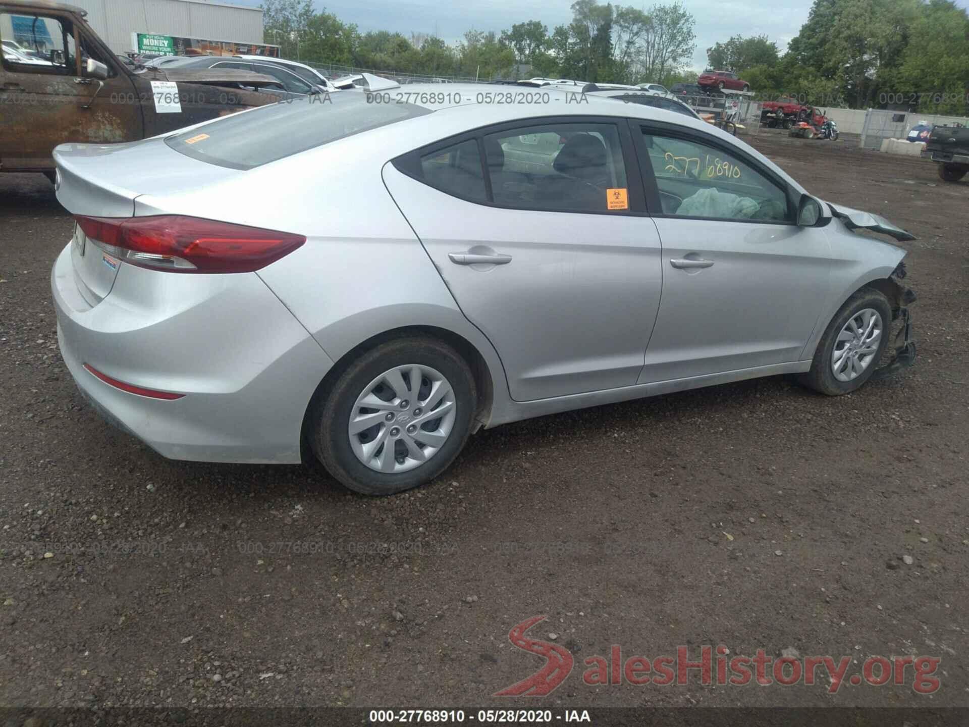 5NPD74LF2JH393136 2018 Hyundai Elantra