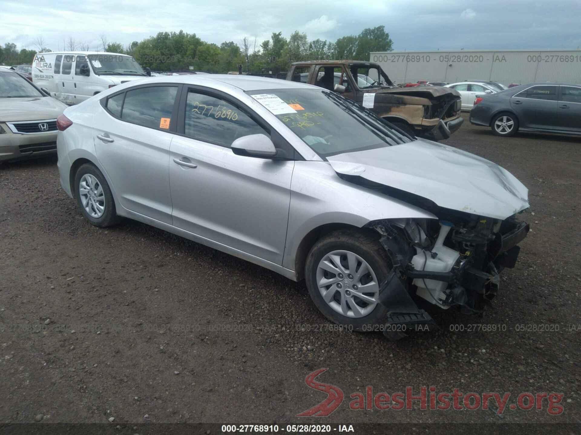 5NPD74LF2JH393136 2018 Hyundai Elantra