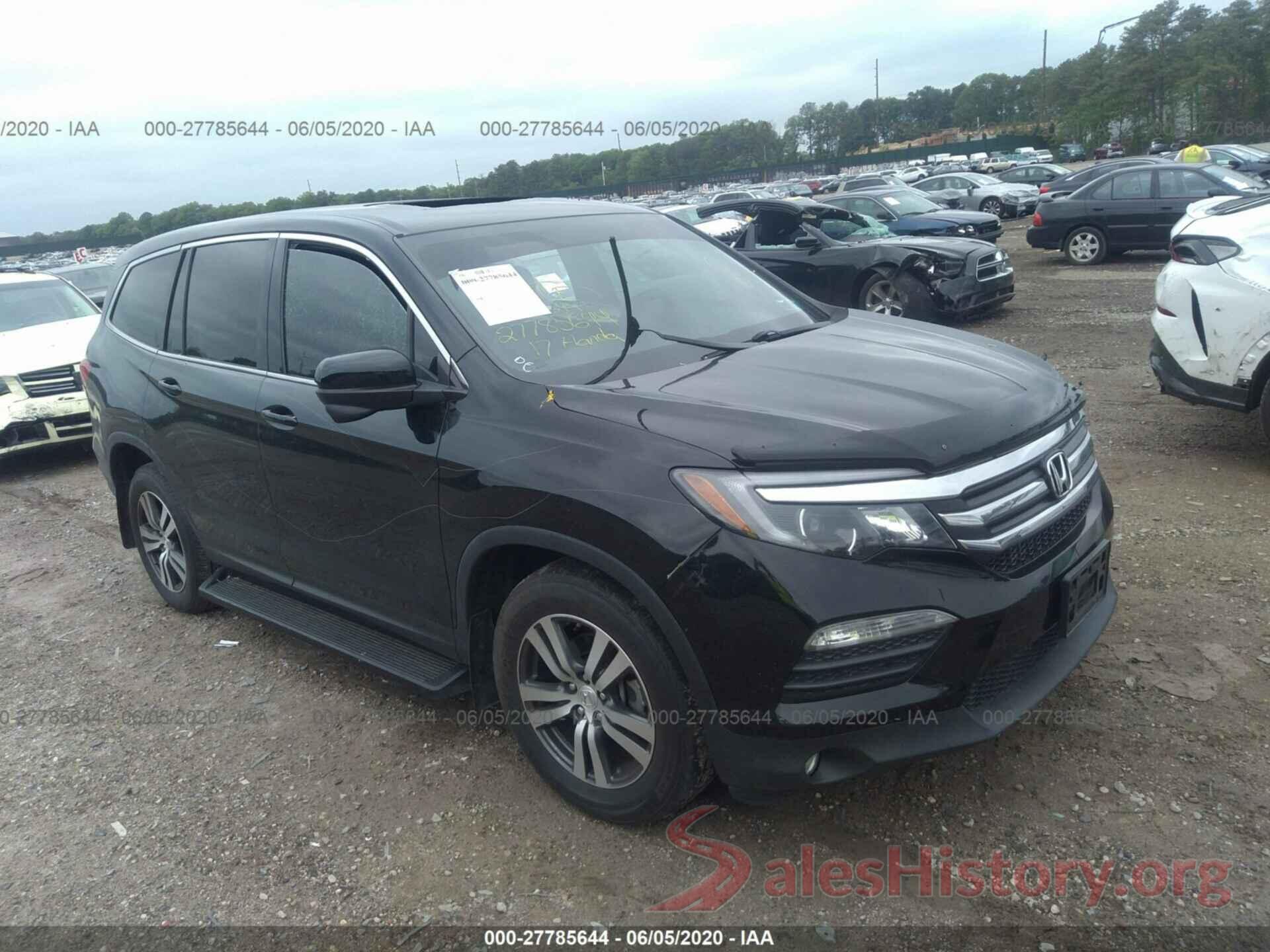 5FNYF6H53HB038341 2017 Honda Pilot