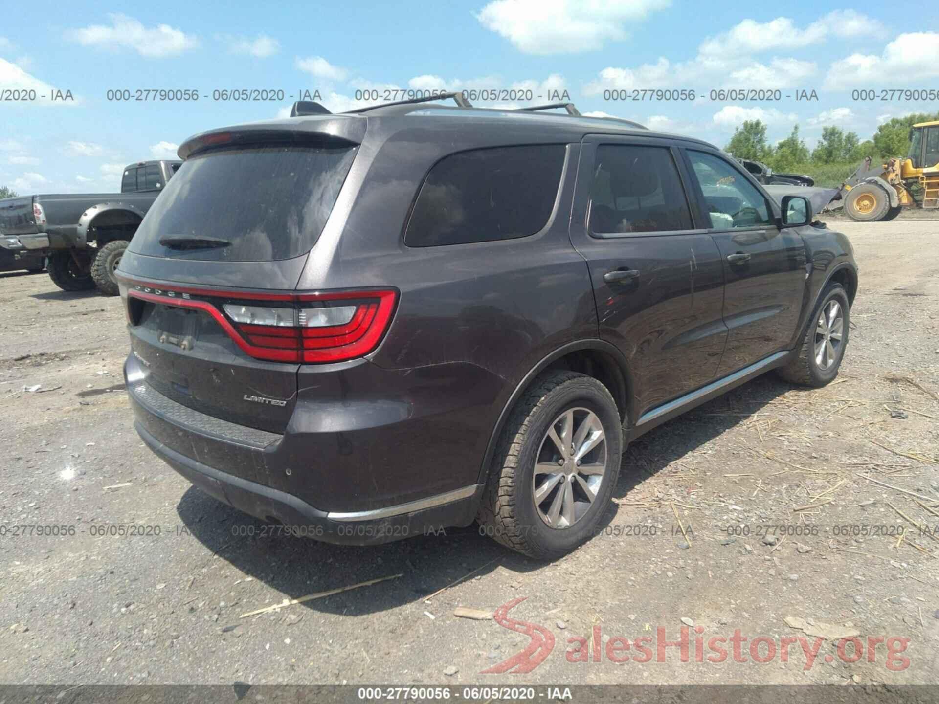 1C4RDHDG7GC330518 2016 DODGE DURANGO