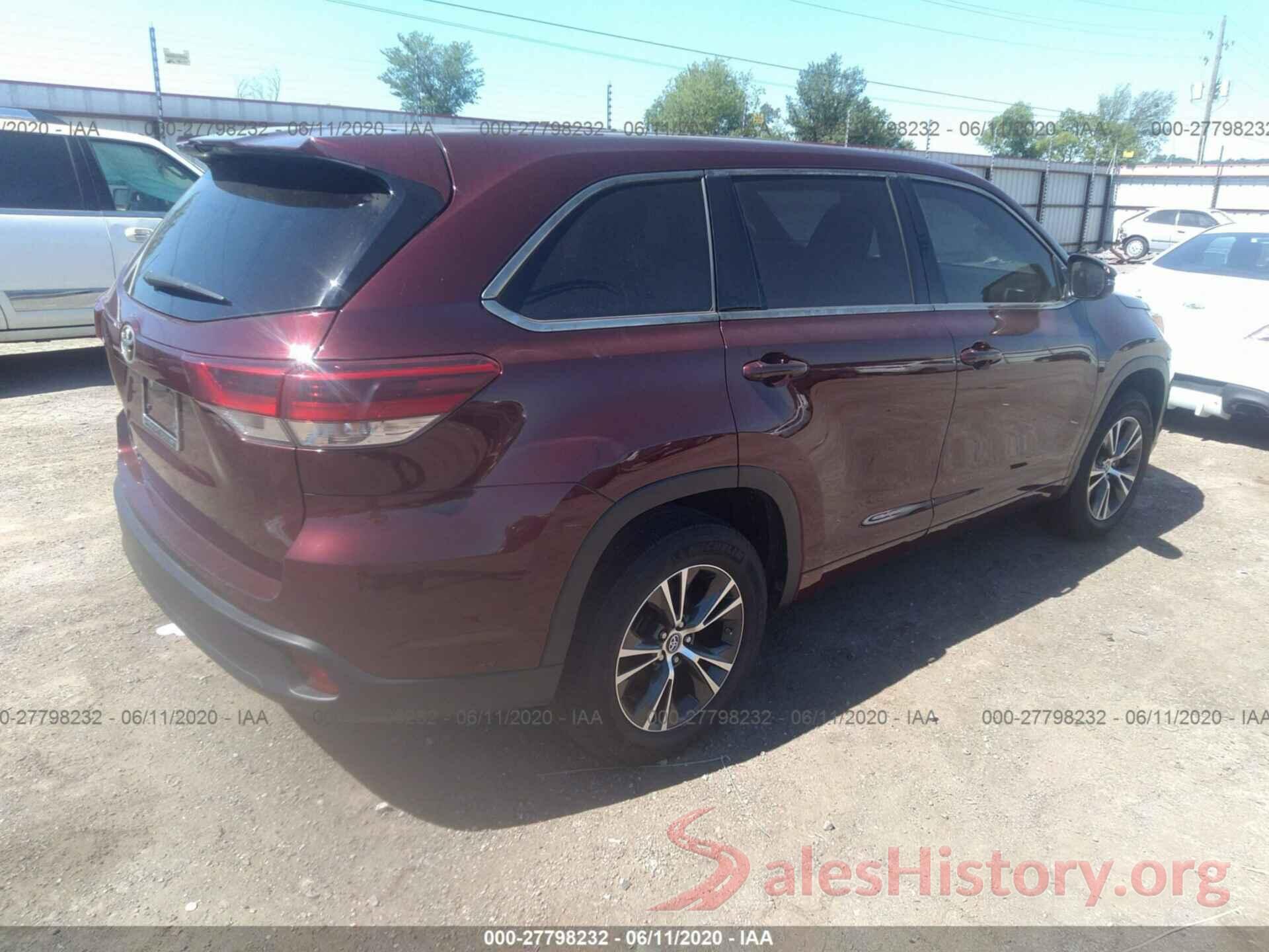 5TDZARFH0JS037926 2018 TOYOTA HIGHLANDER