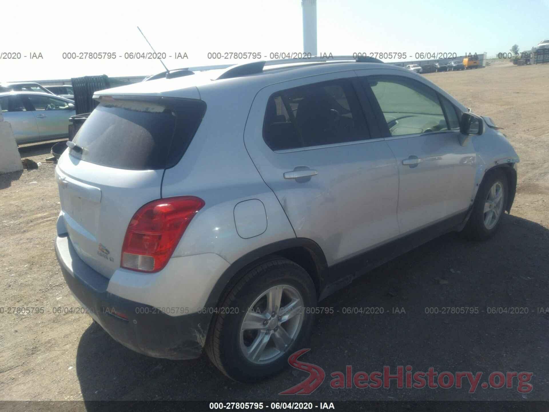 3GNCJLSB6GL254939 2016 Chevrolet Trax