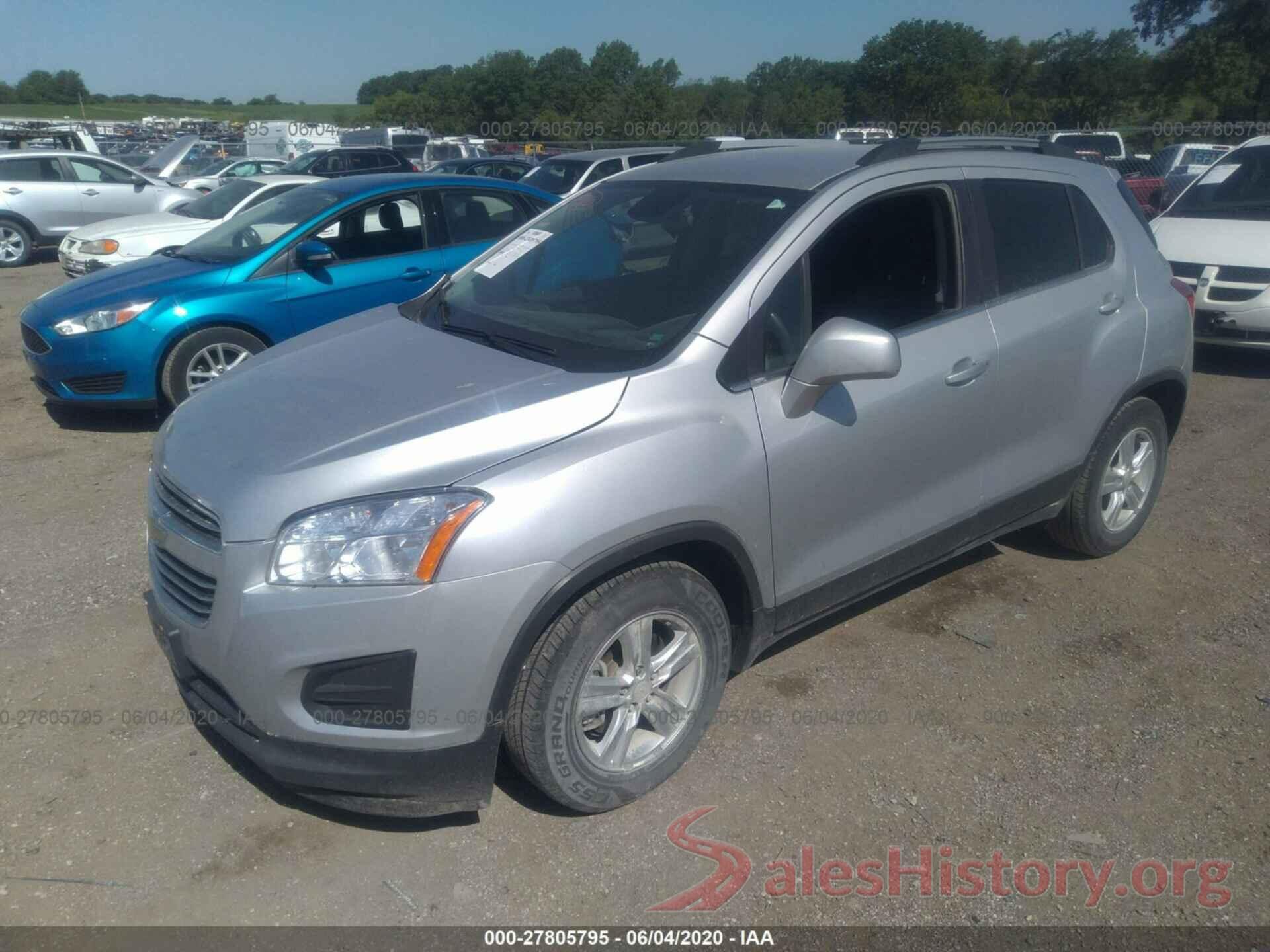 3GNCJLSB6GL254939 2016 Chevrolet Trax