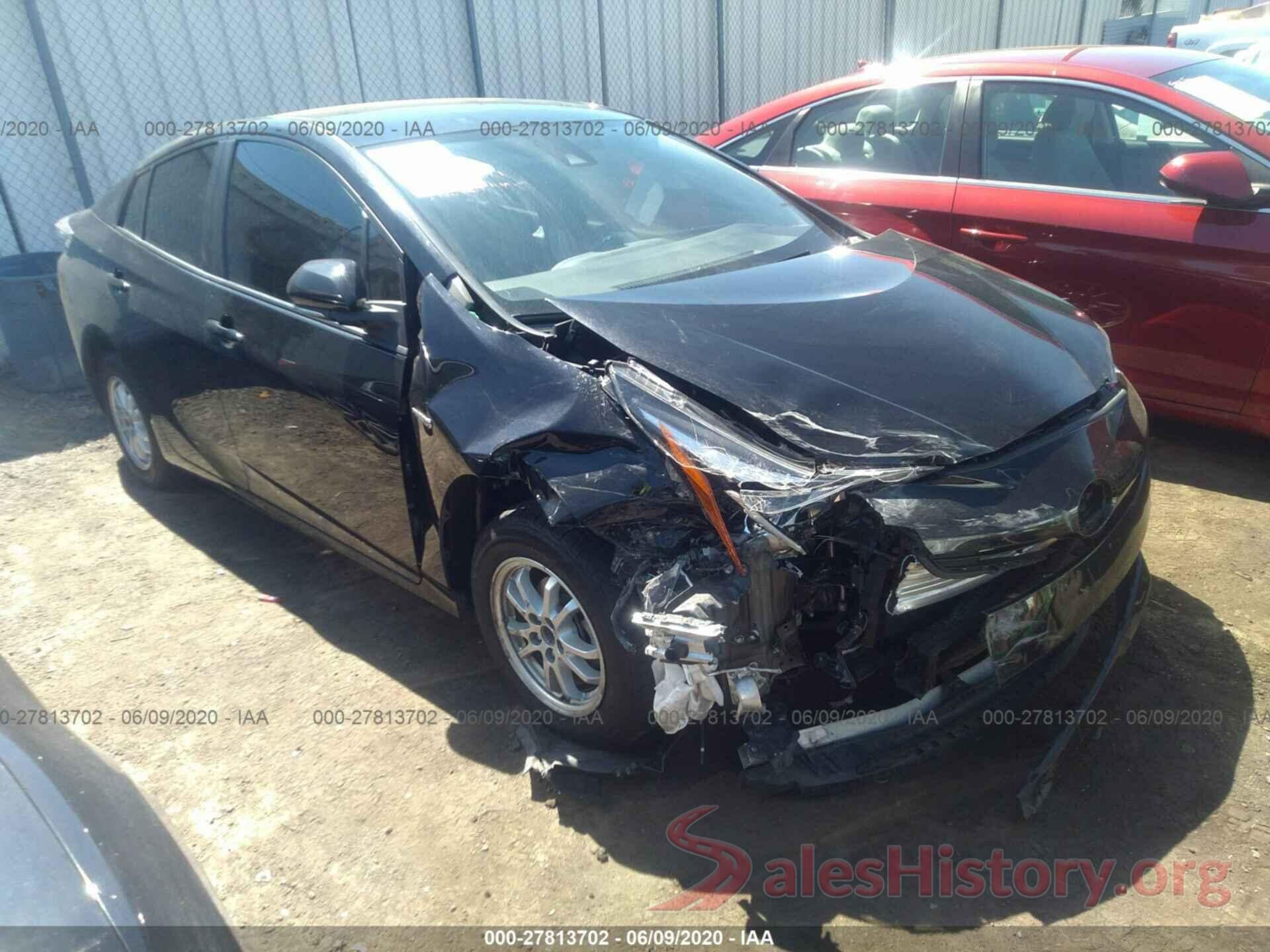 JTDKBRFU8H3034540 2017 Toyota Prius