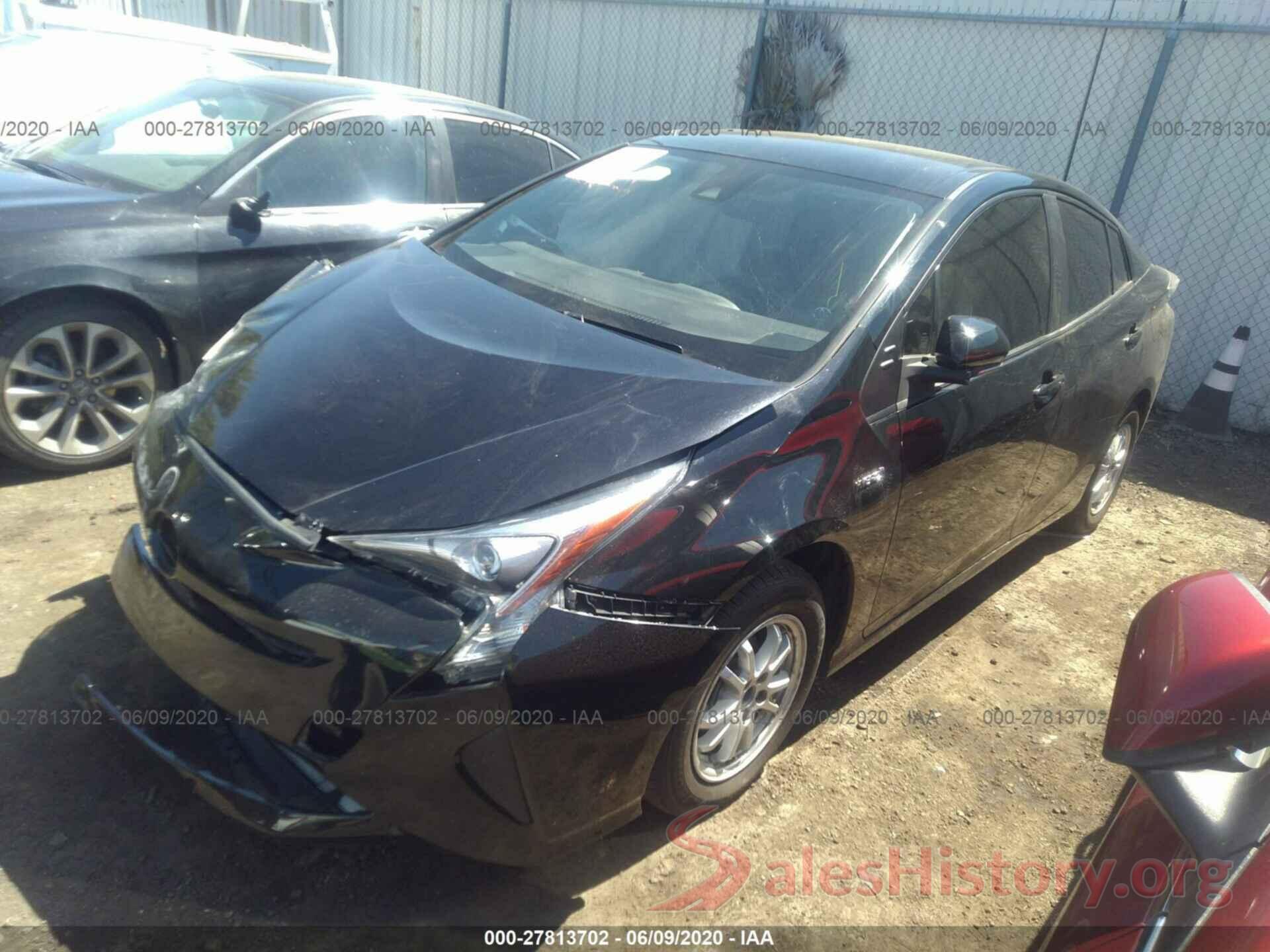 JTDKBRFU8H3034540 2017 Toyota Prius