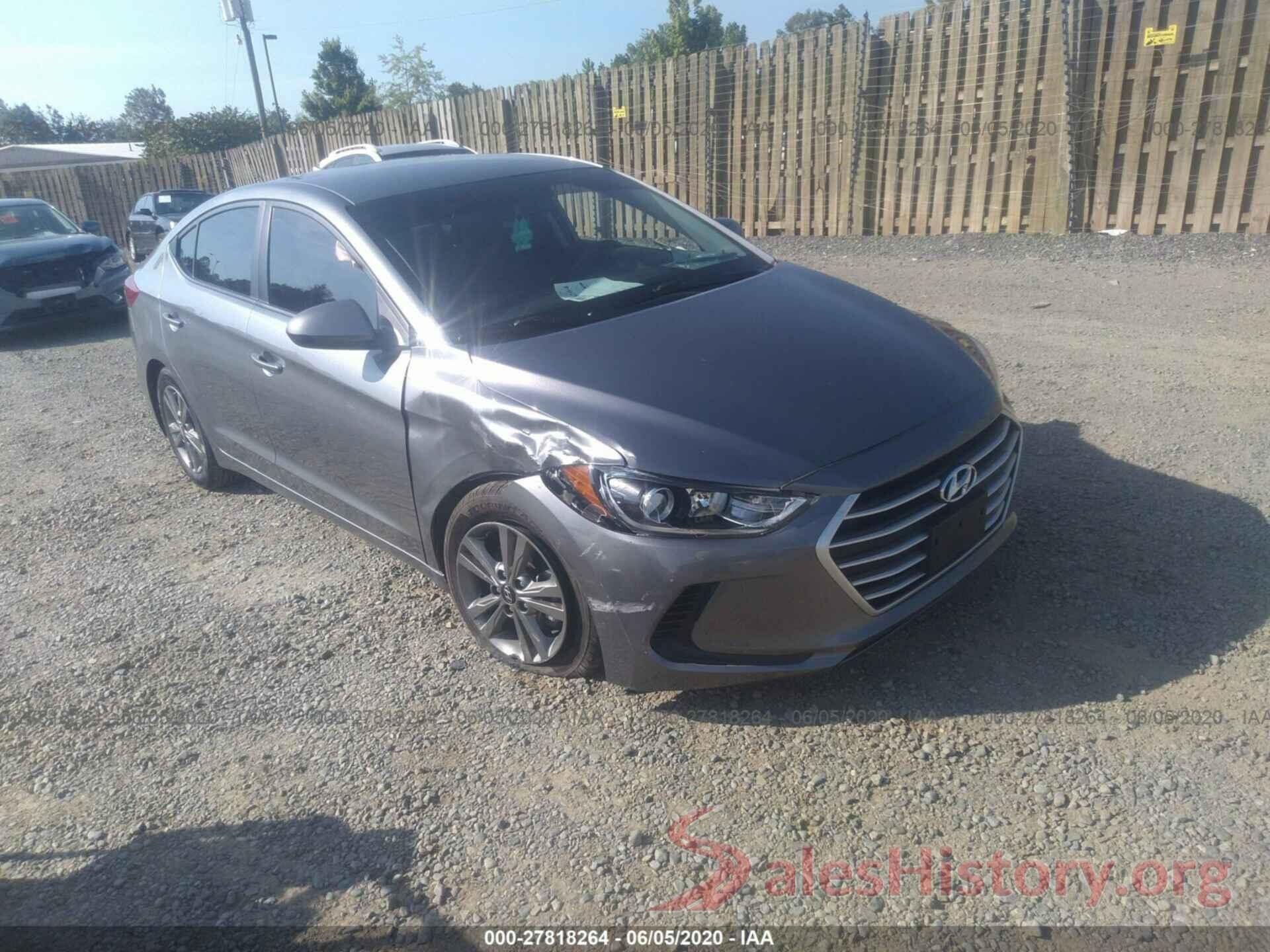 5NPD84LF8JH307356 2018 Hyundai Elantra