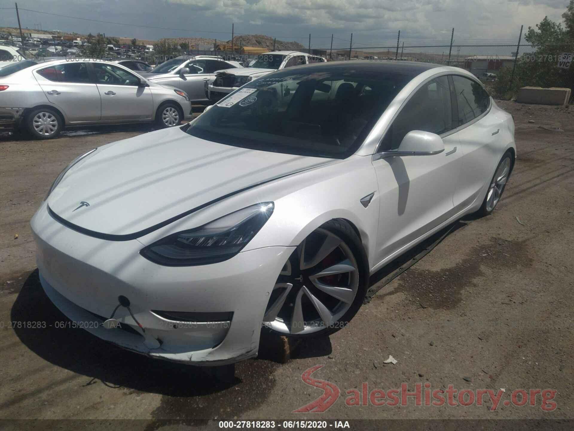 5YJ3E1EB4KF438796 2019 TESLA MODEL 3