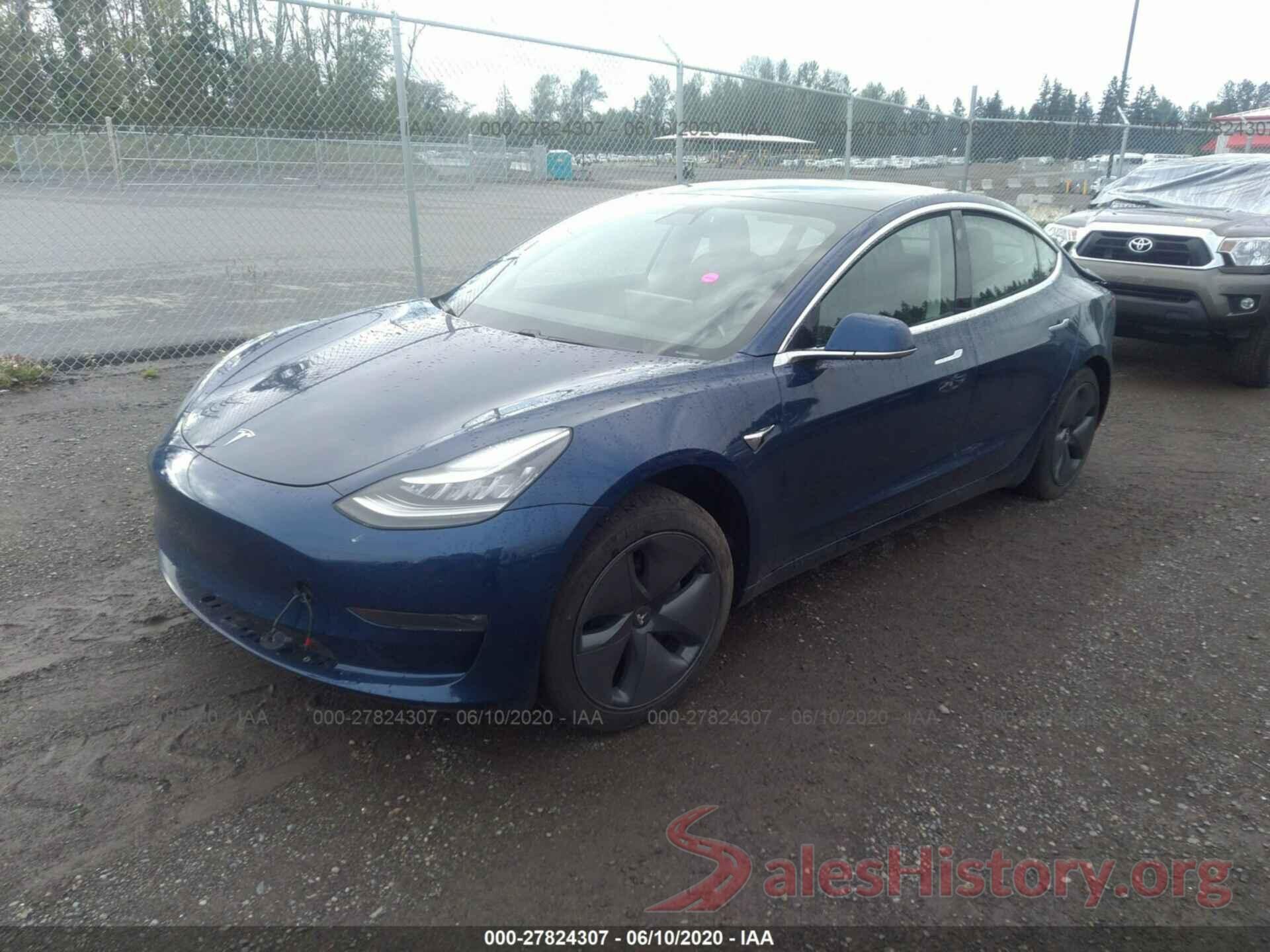 5YJ3E1EB8KF387805 2019 TESLA MODEL 3