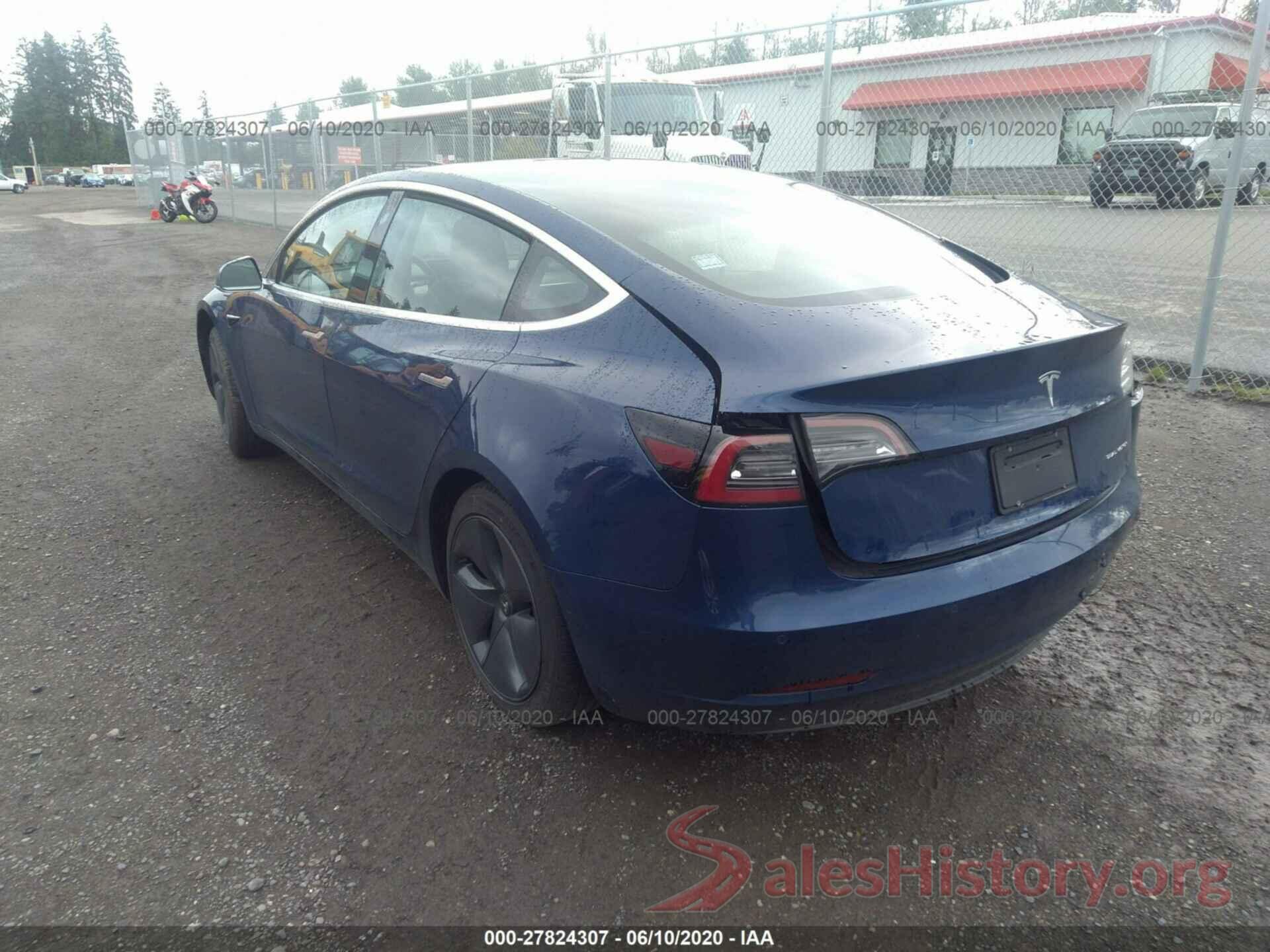 5YJ3E1EB8KF387805 2019 TESLA MODEL 3