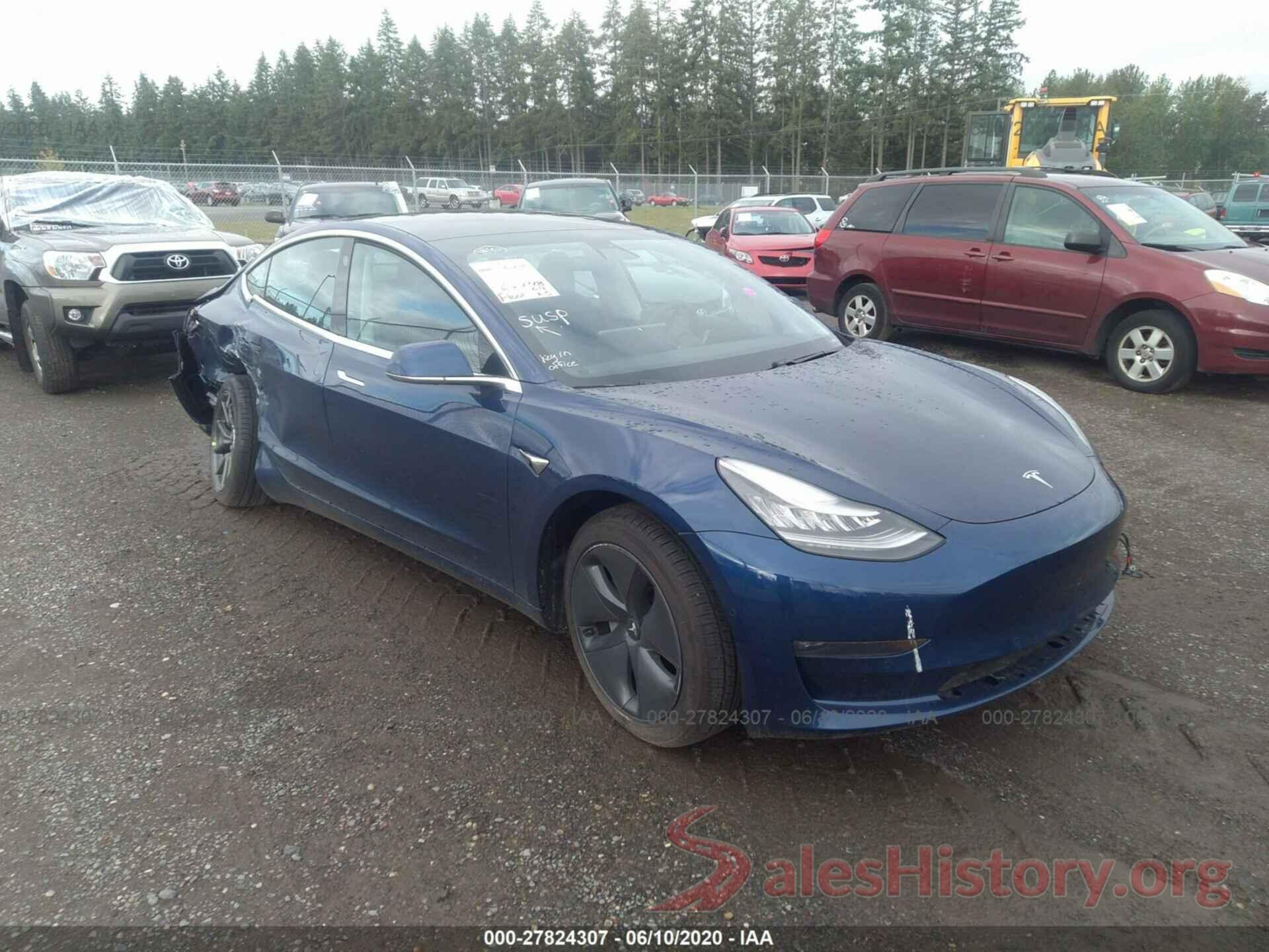 5YJ3E1EB8KF387805 2019 TESLA MODEL 3