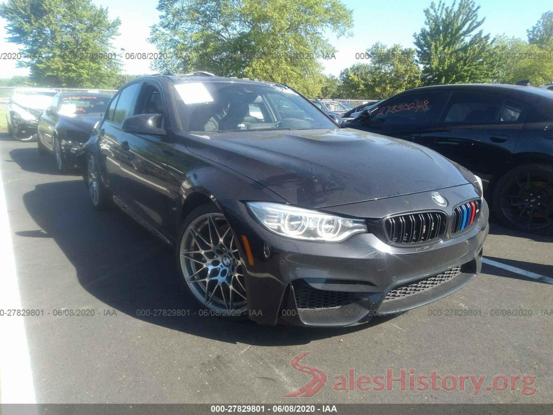 WBS8M9C53H5G84619 2017 BMW M3