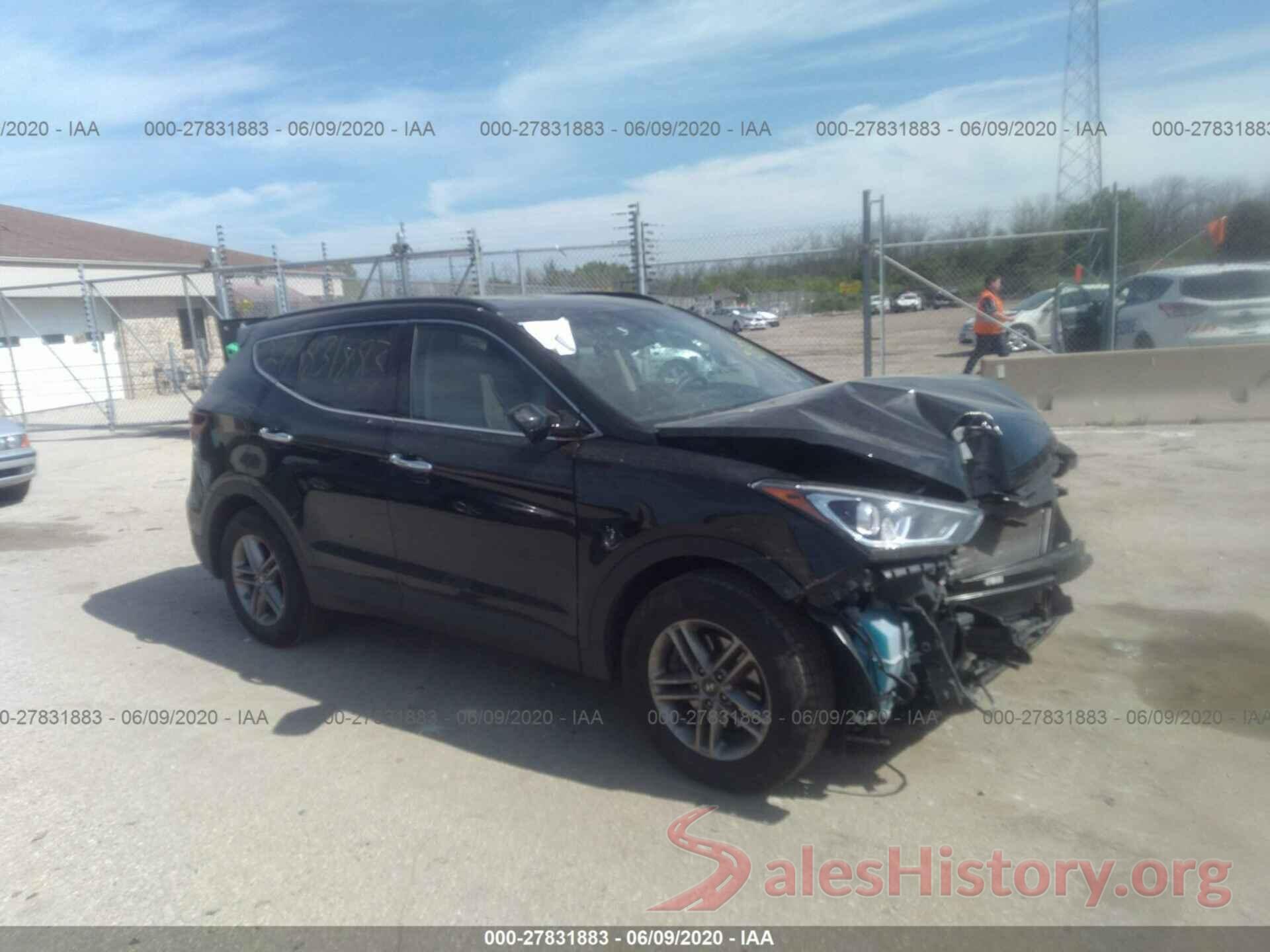 5NMZU3LB7HH034703 2017 Hyundai Santa FE Sport