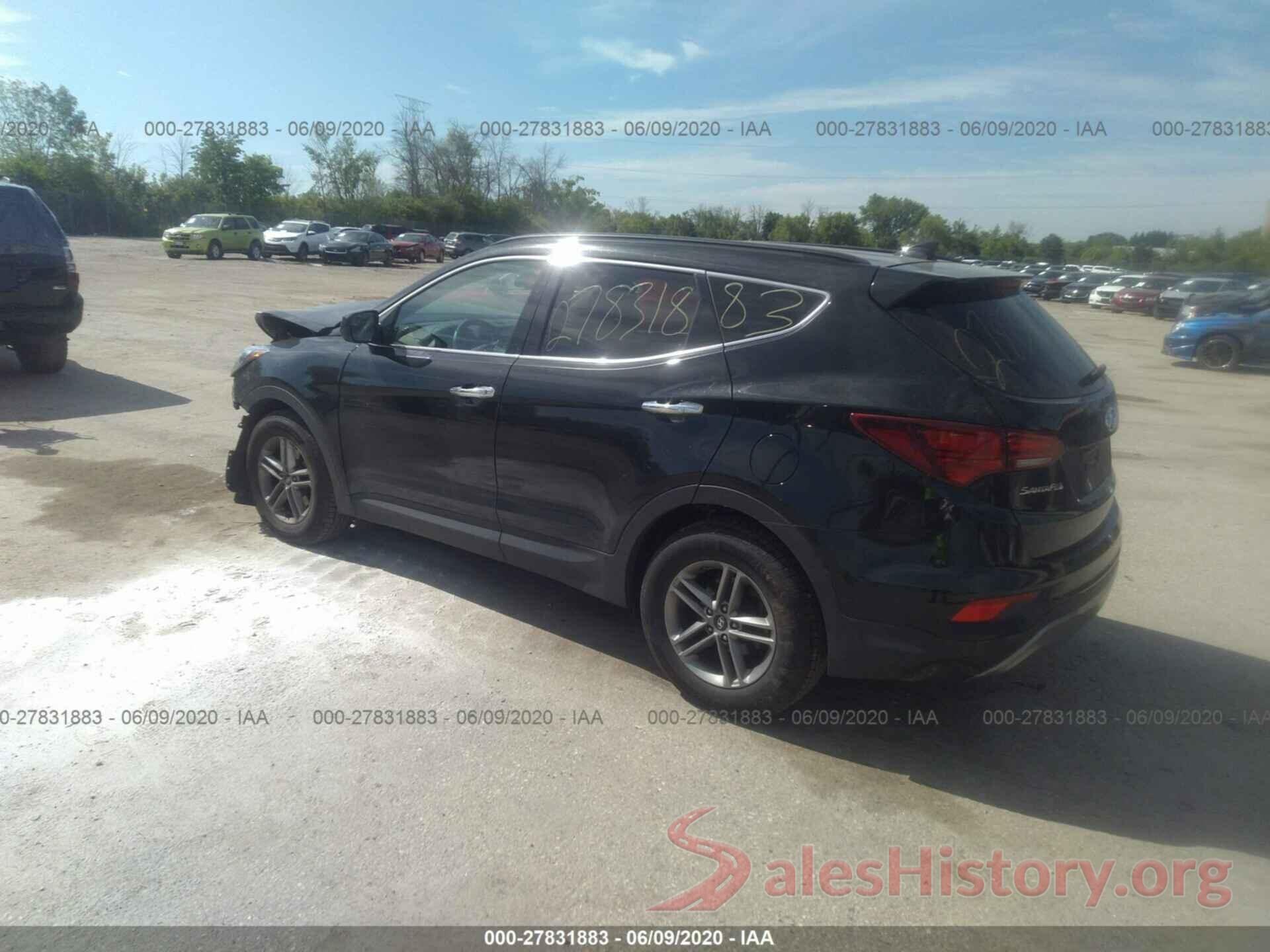 5NMZU3LB7HH034703 2017 Hyundai Santa FE Sport