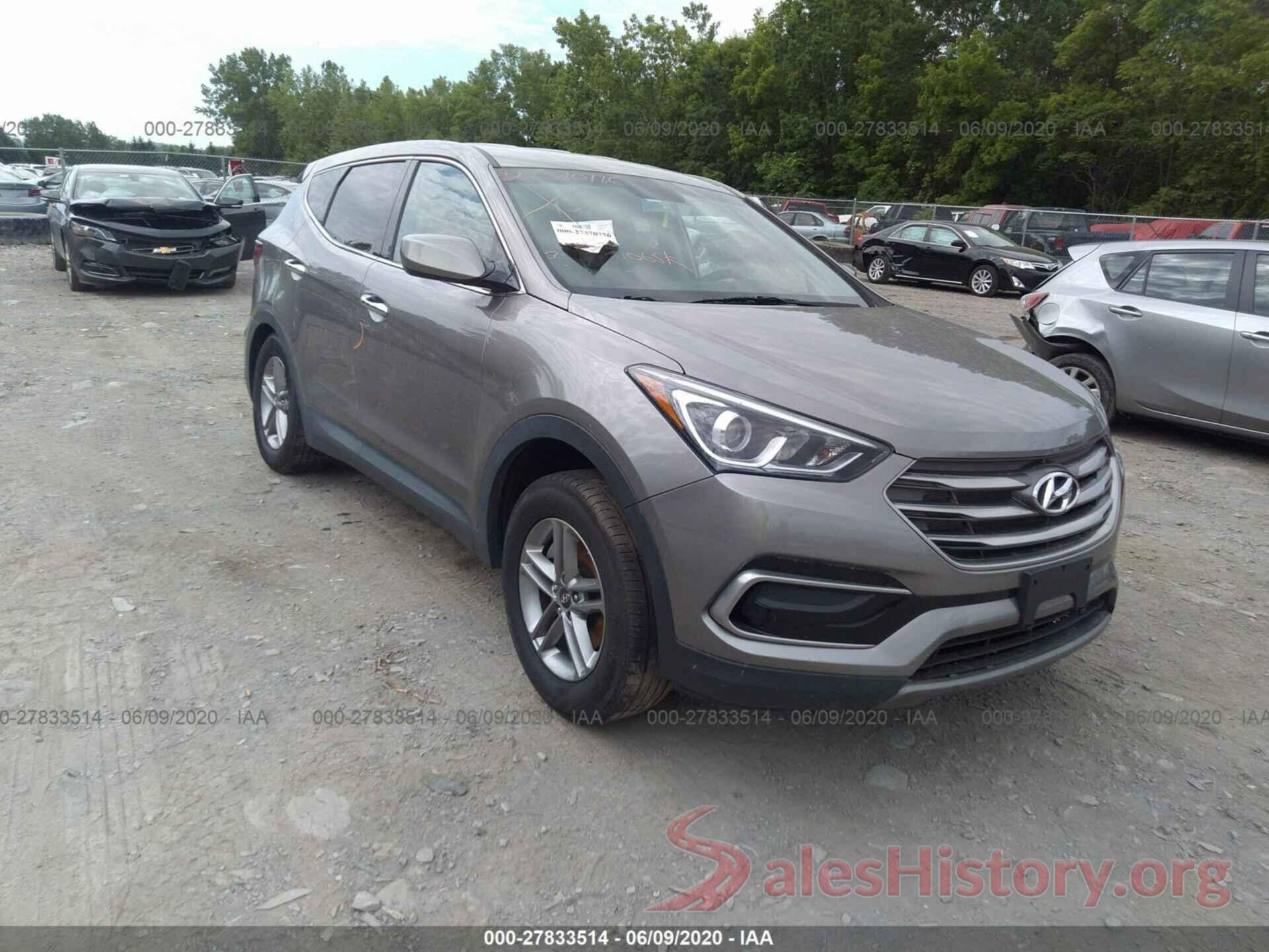 5NMZT3LB7HH033568 2017 Hyundai Santa FE Sport