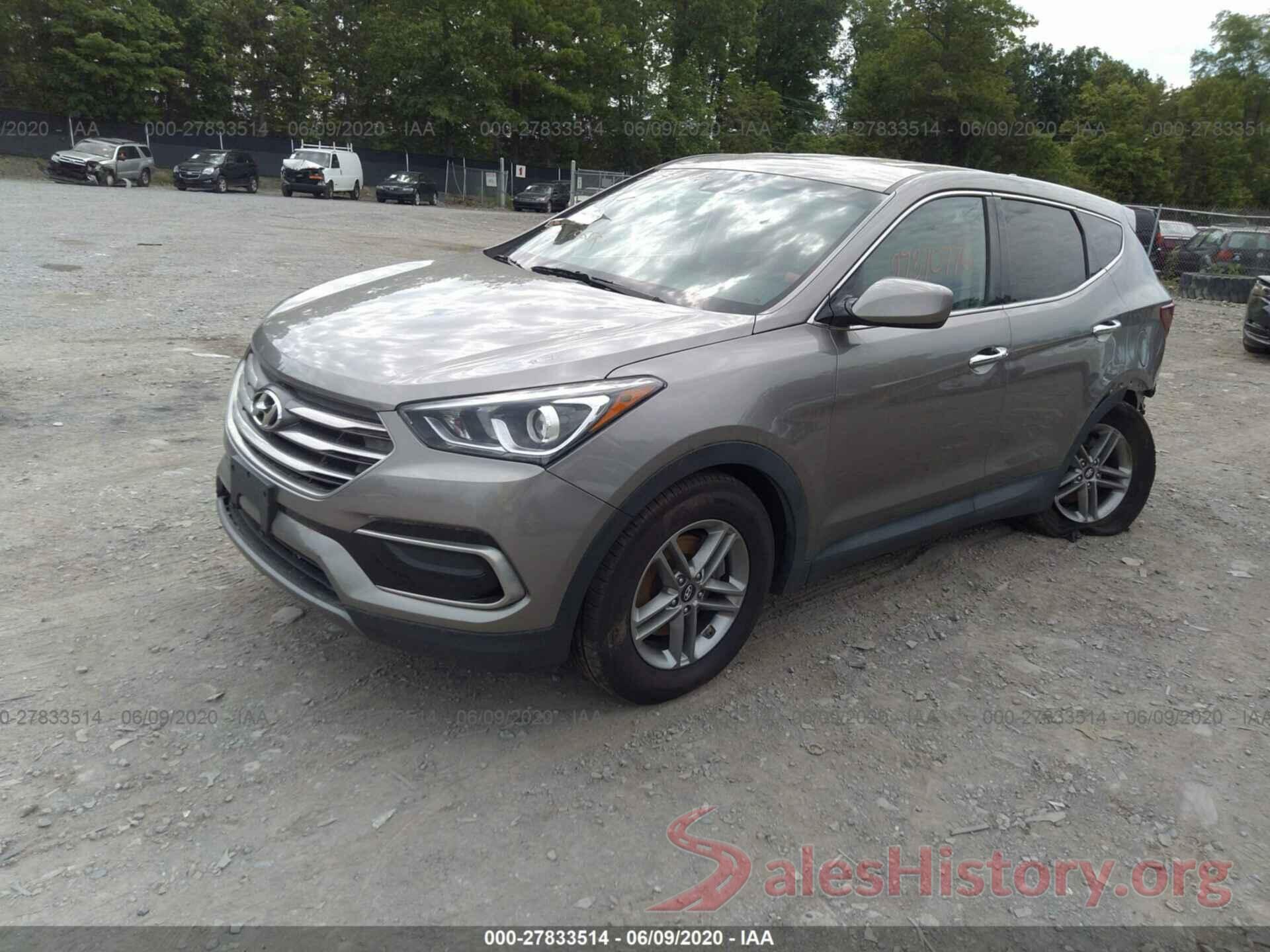 5NMZT3LB7HH033568 2017 Hyundai Santa FE Sport