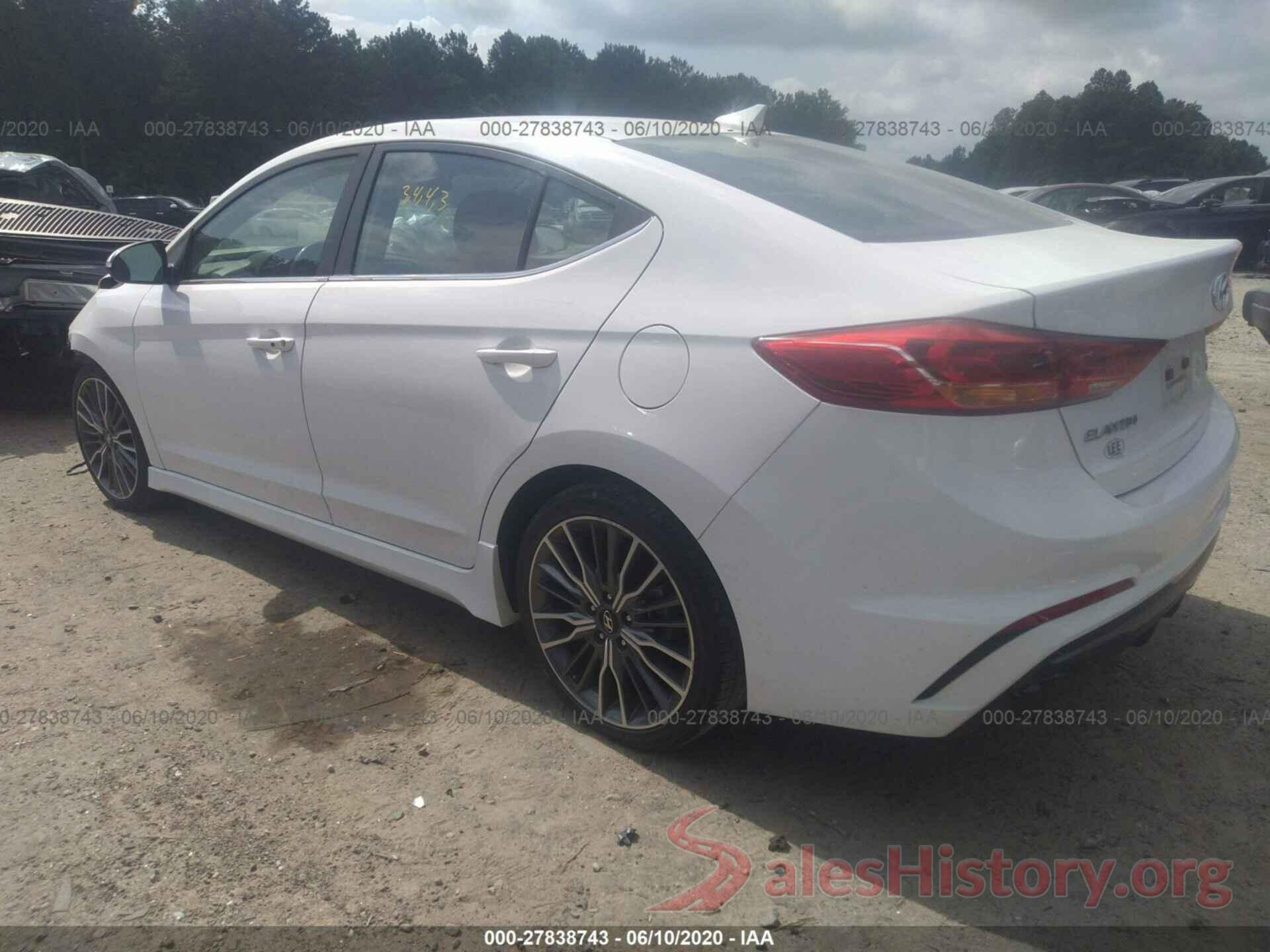 KMHD04LB8JU450930 2018 HYUNDAI ELANTRA