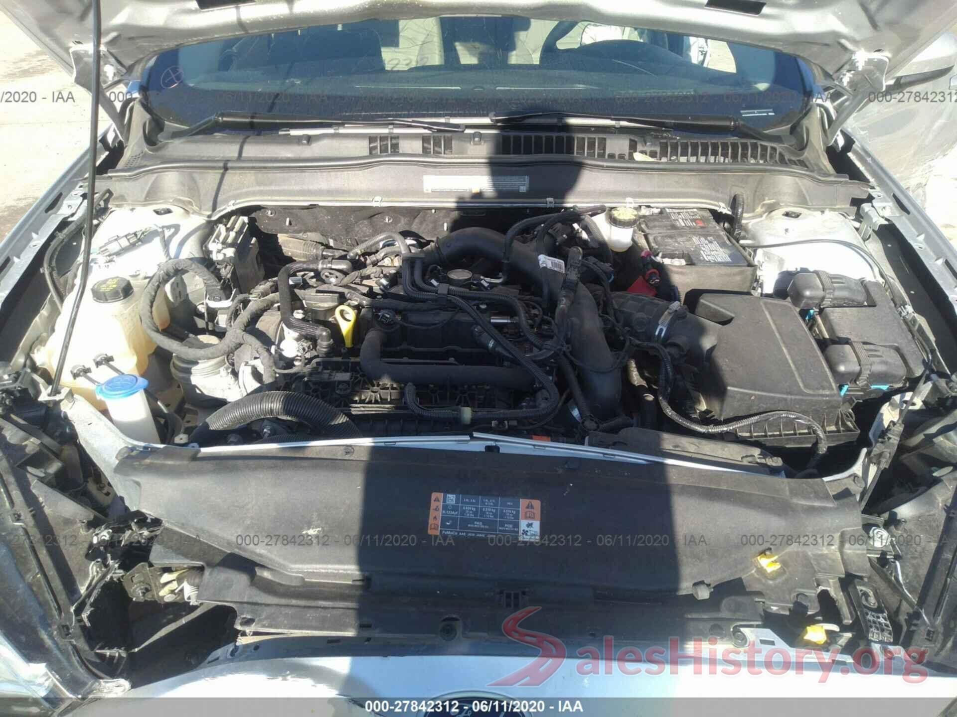 3FA6P0HD1KR161009 2019 FORD FUSION