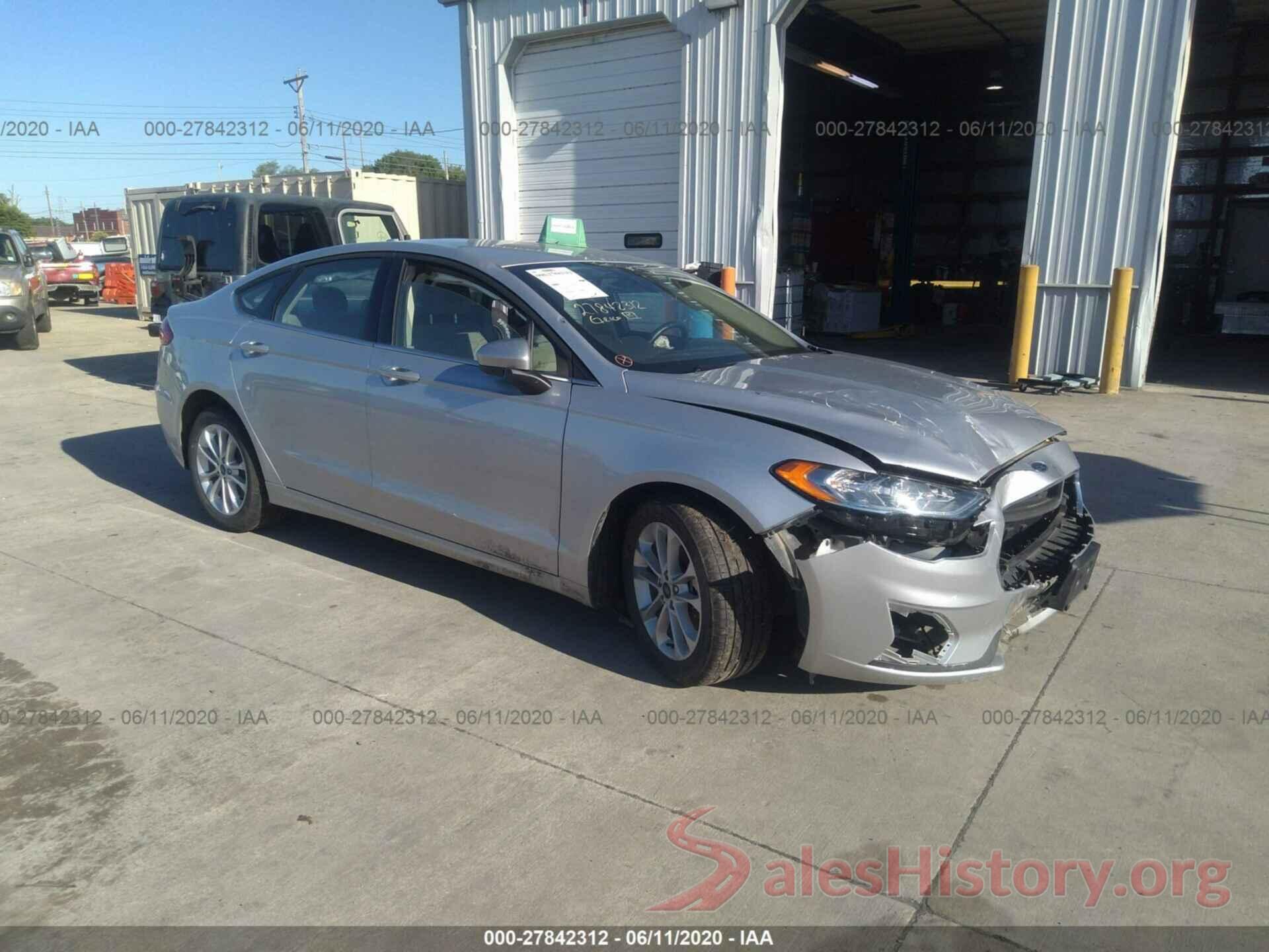 3FA6P0HD1KR161009 2019 FORD FUSION