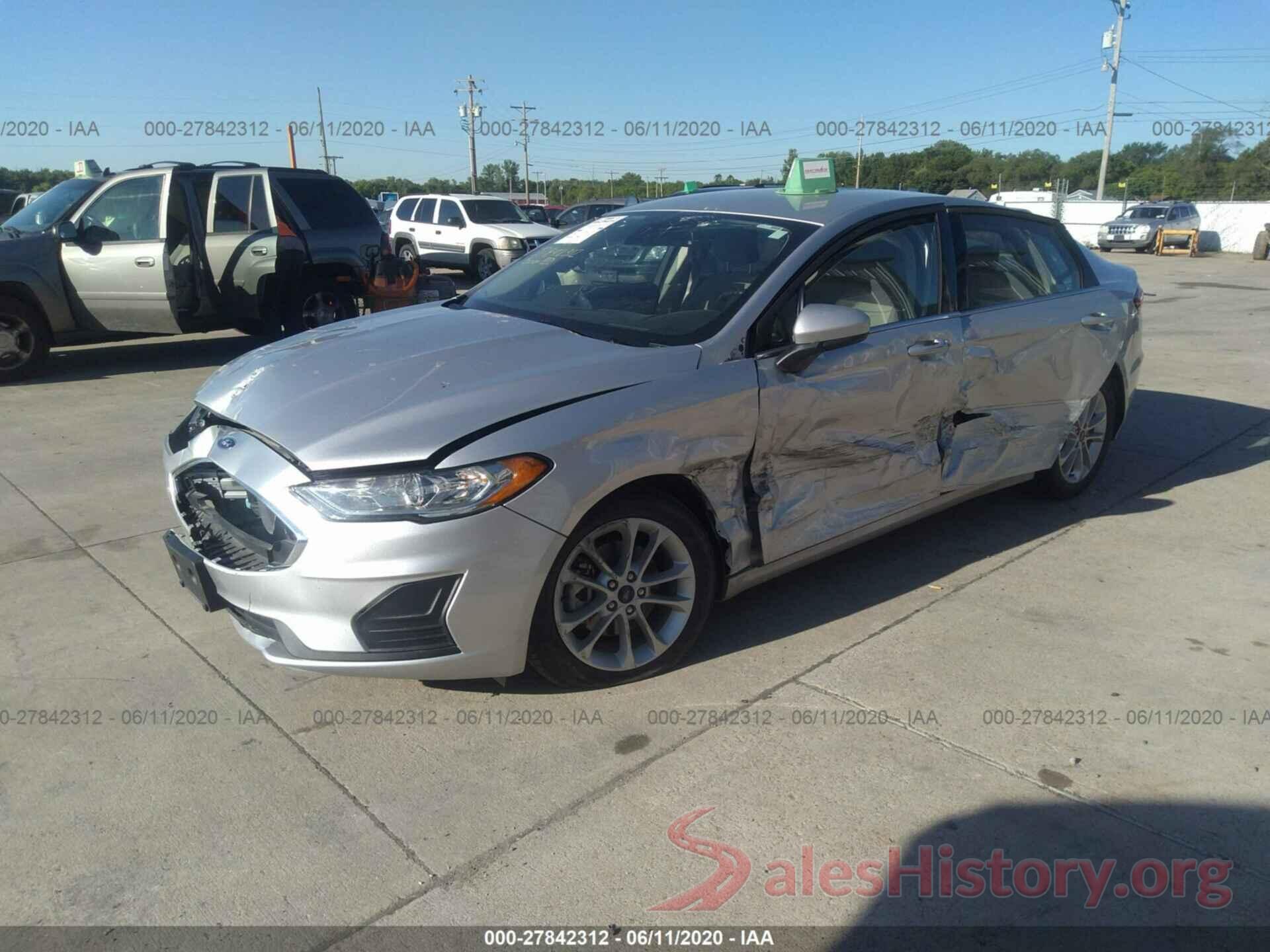 3FA6P0HD1KR161009 2019 FORD FUSION