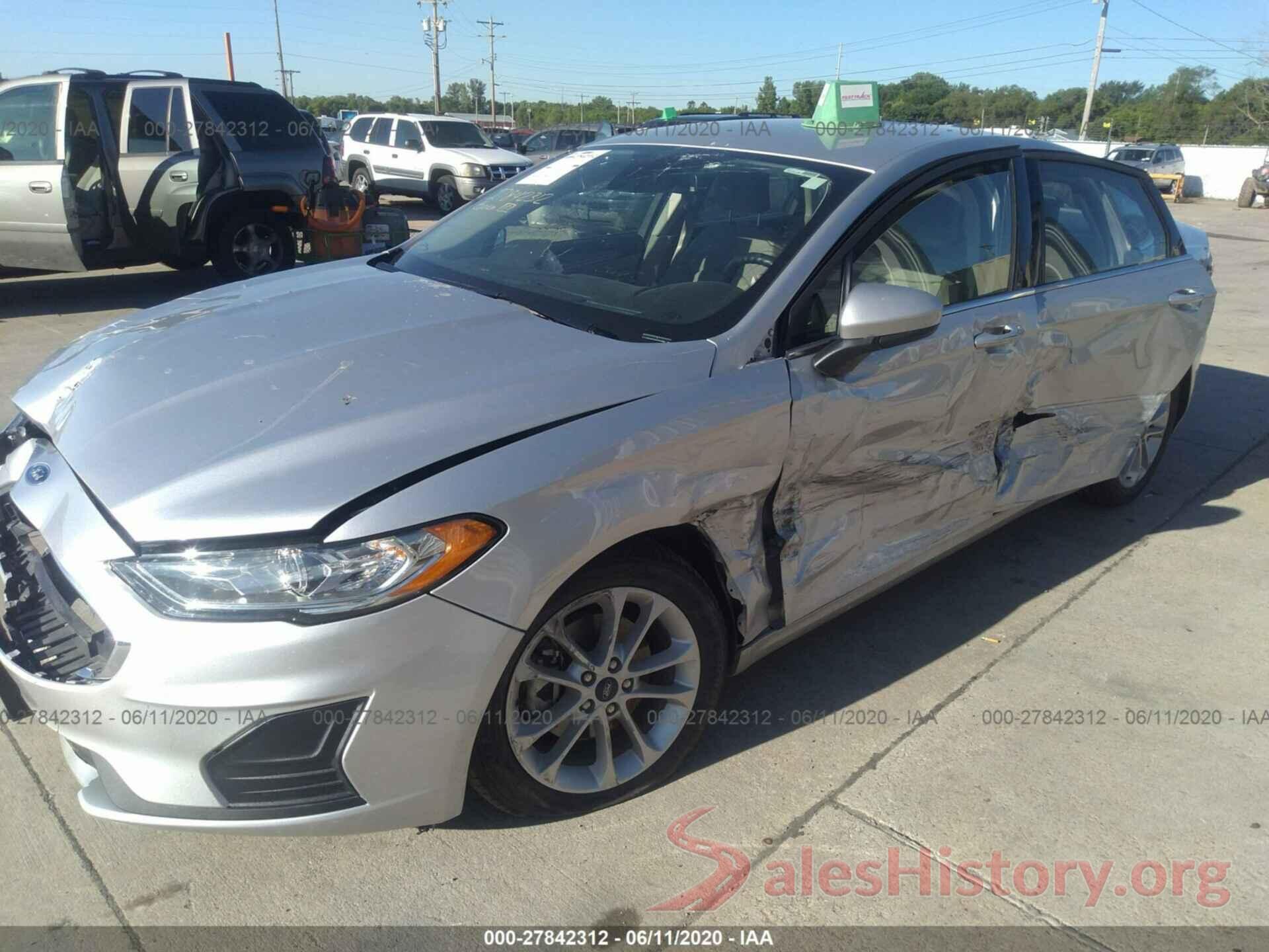 3FA6P0HD1KR161009 2019 FORD FUSION