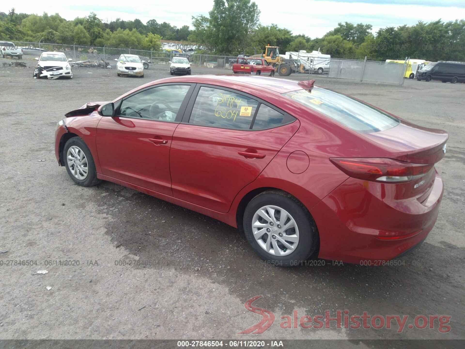 KMHD74LF8HU189906 2017 Hyundai Elantra