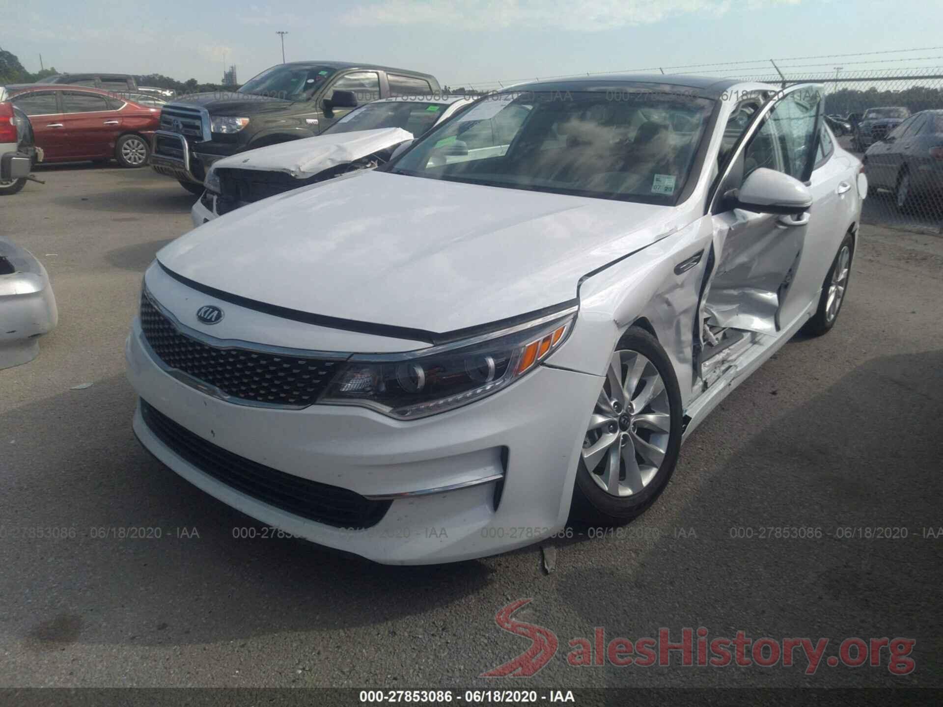 5XXGU4L37GG062178 2016 KIA OPTIMA