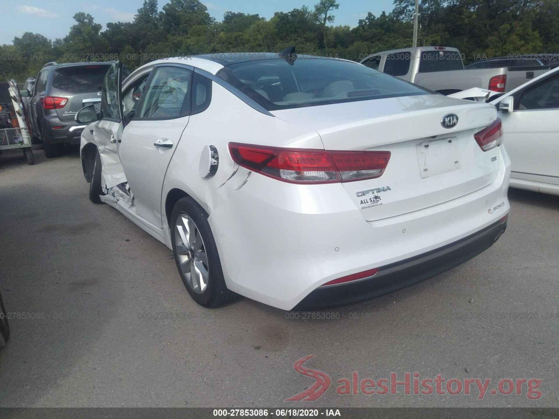 5XXGU4L37GG062178 2016 KIA OPTIMA