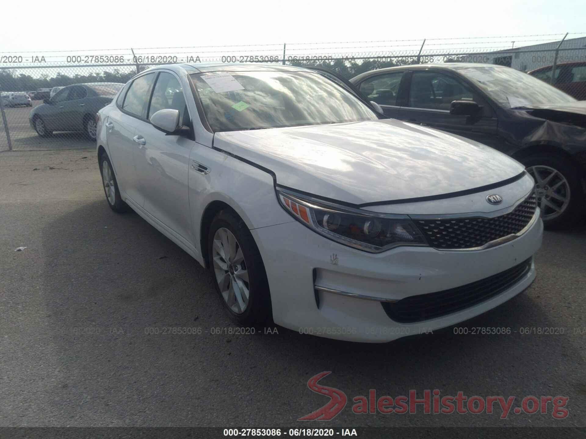 5XXGU4L37GG062178 2016 KIA OPTIMA