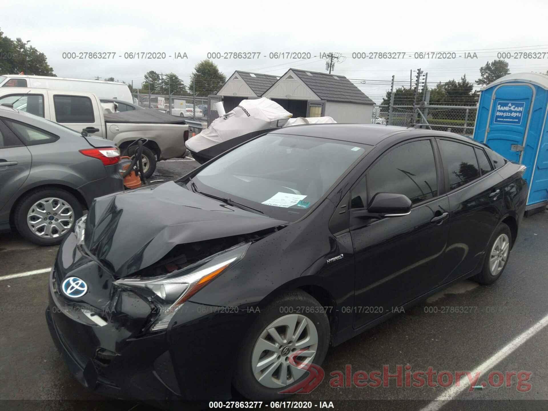 JTDKBRFU6G3526899 2016 Toyota Prius