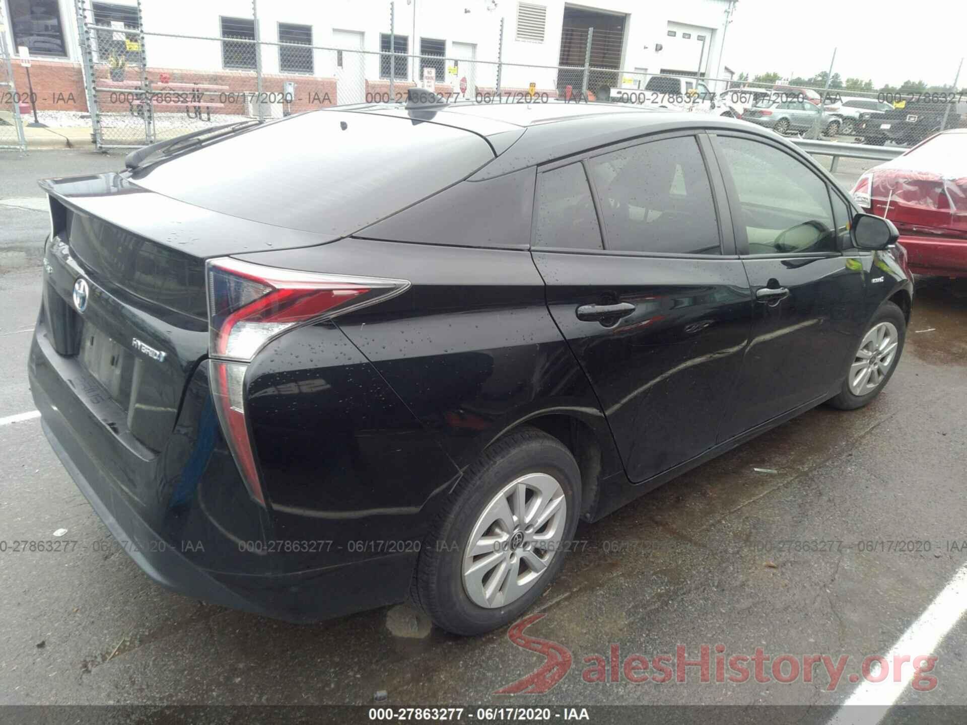 JTDKBRFU6G3526899 2016 Toyota Prius