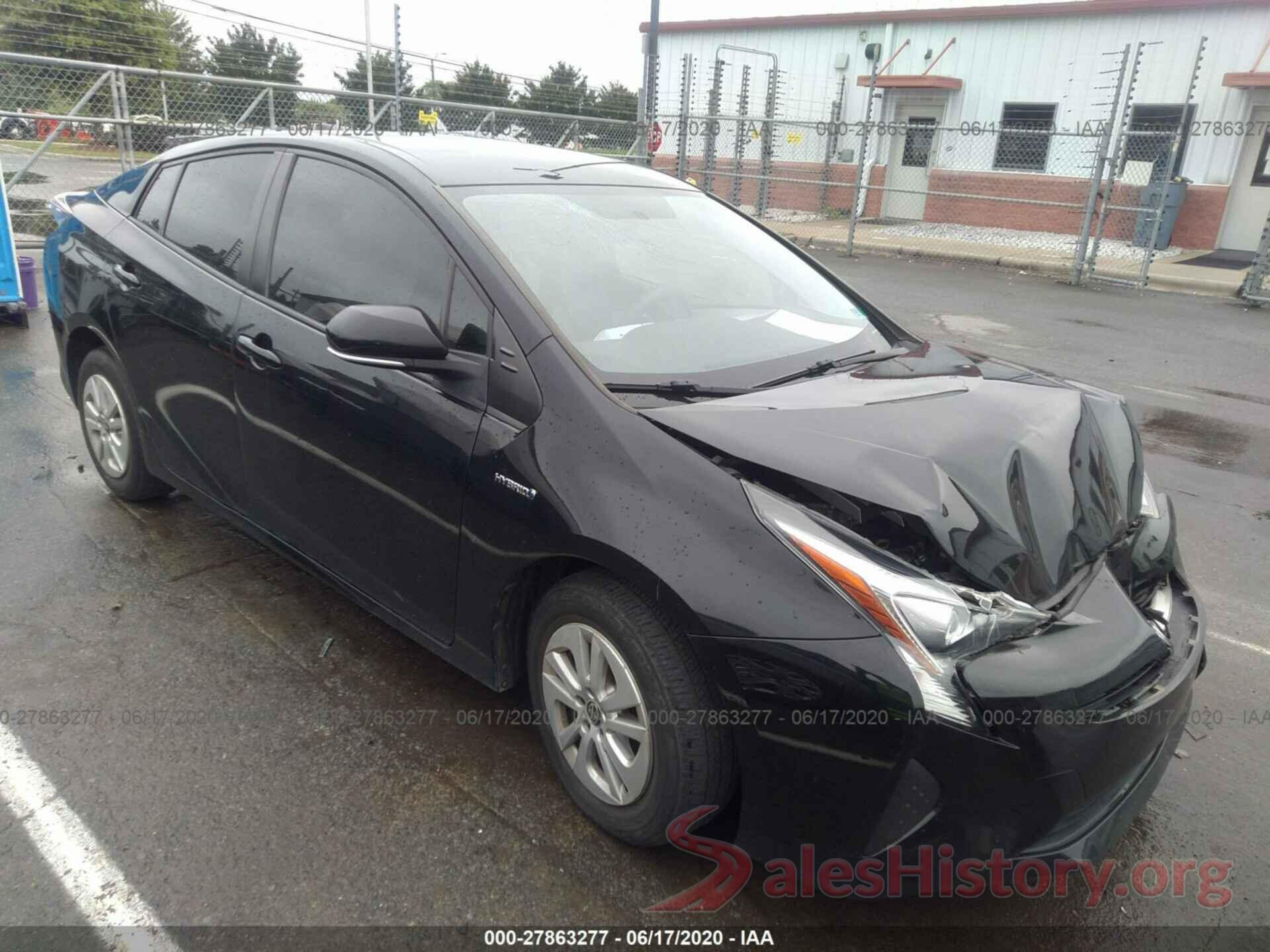 JTDKBRFU6G3526899 2016 Toyota Prius