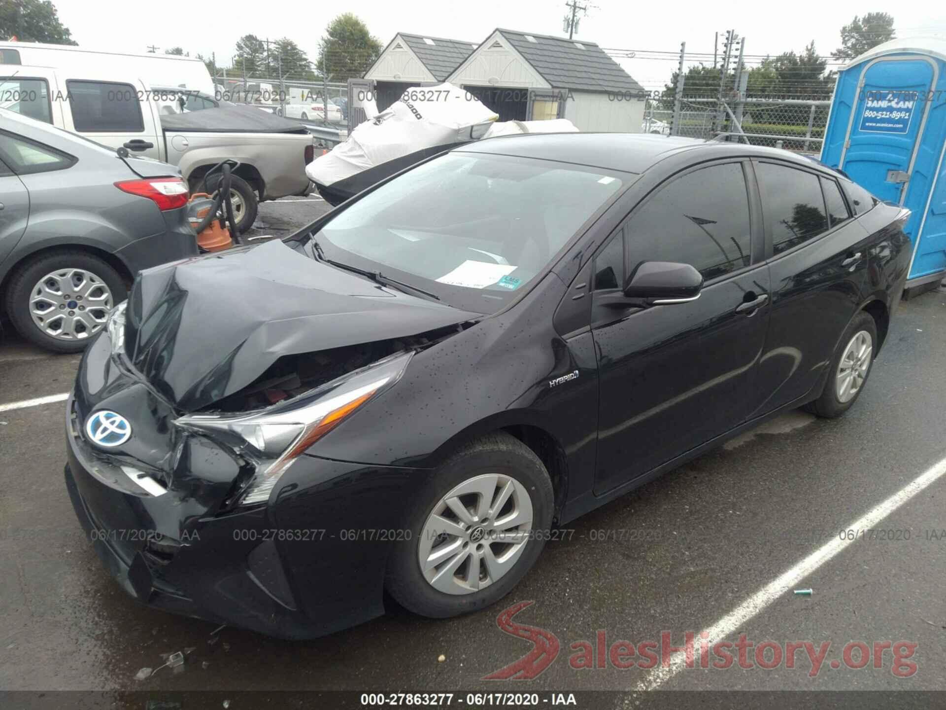 JTDKBRFU6G3526899 2016 Toyota Prius