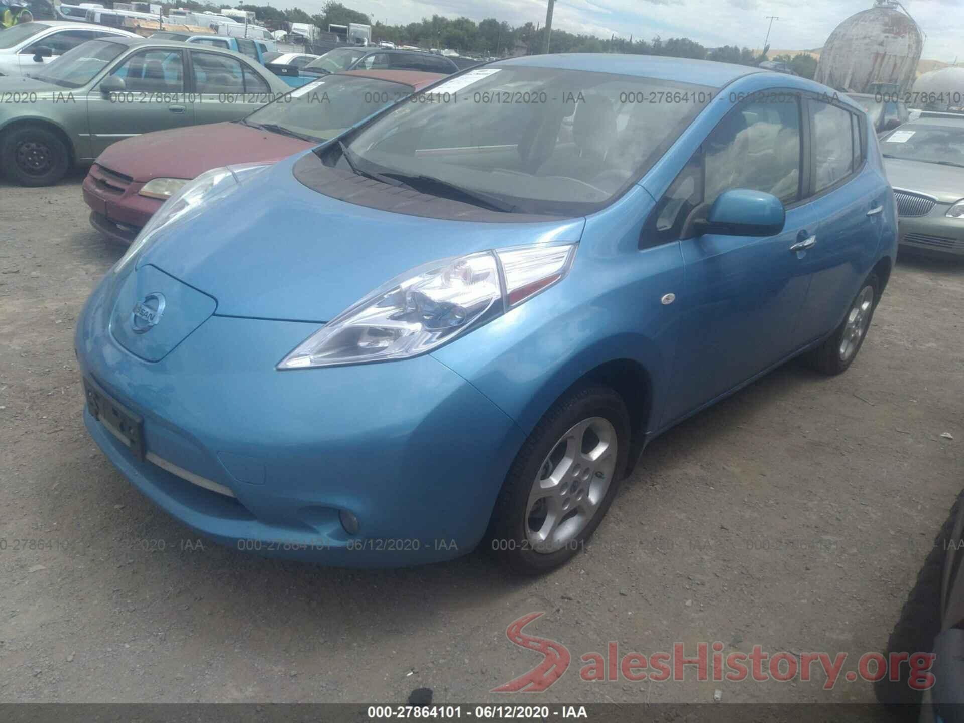 JN1AZ0CP0BT007232 2011 NISSAN LEAF