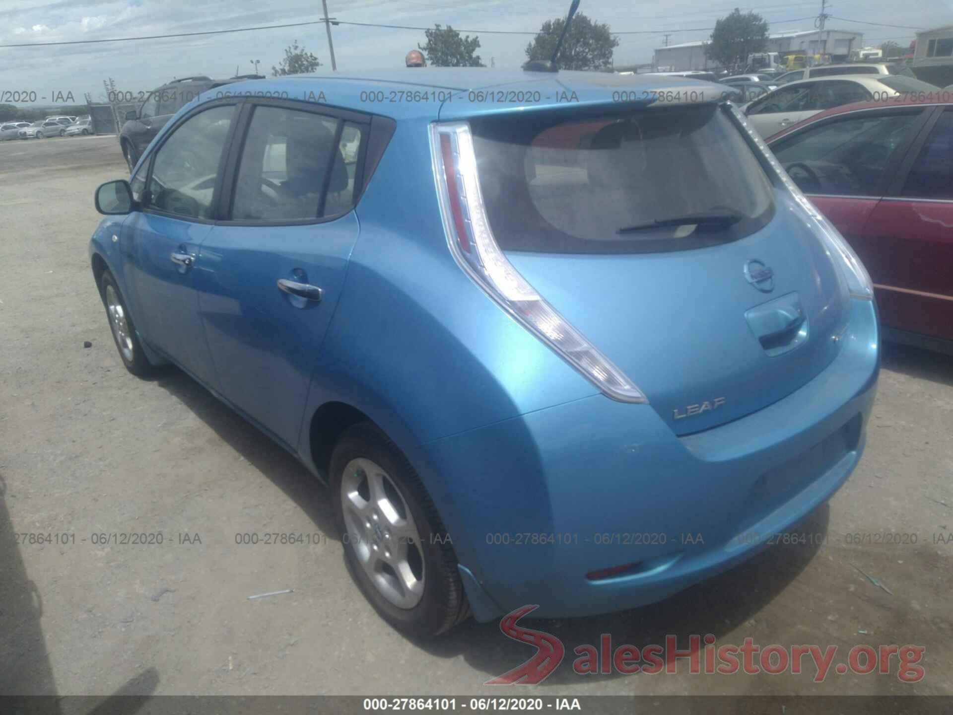 JN1AZ0CP0BT007232 2011 NISSAN LEAF