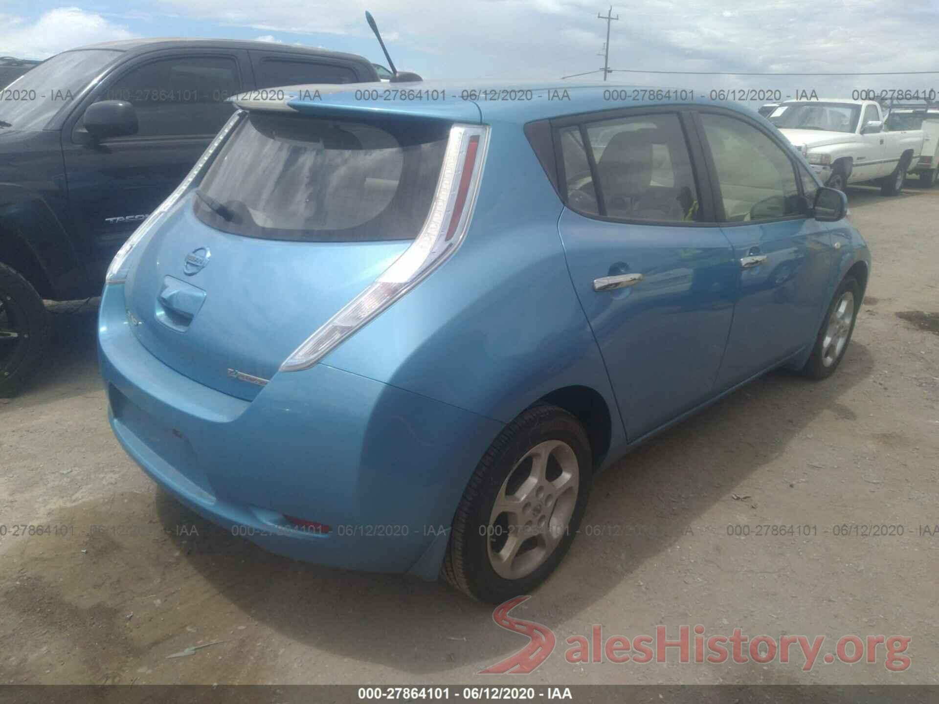 JN1AZ0CP0BT007232 2011 NISSAN LEAF