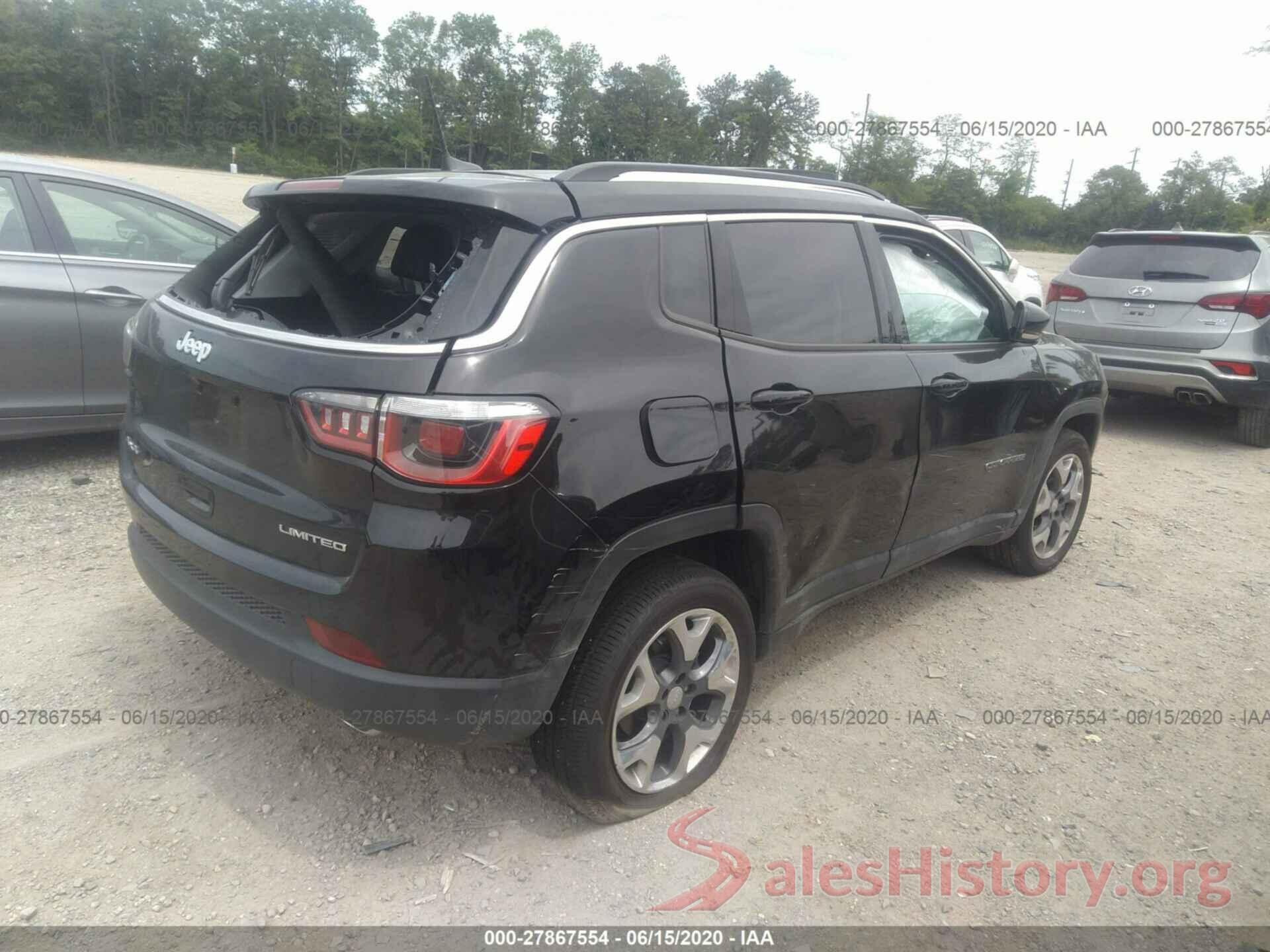 3C4NJDCB2LT138184 2020 JEEP COMPASS