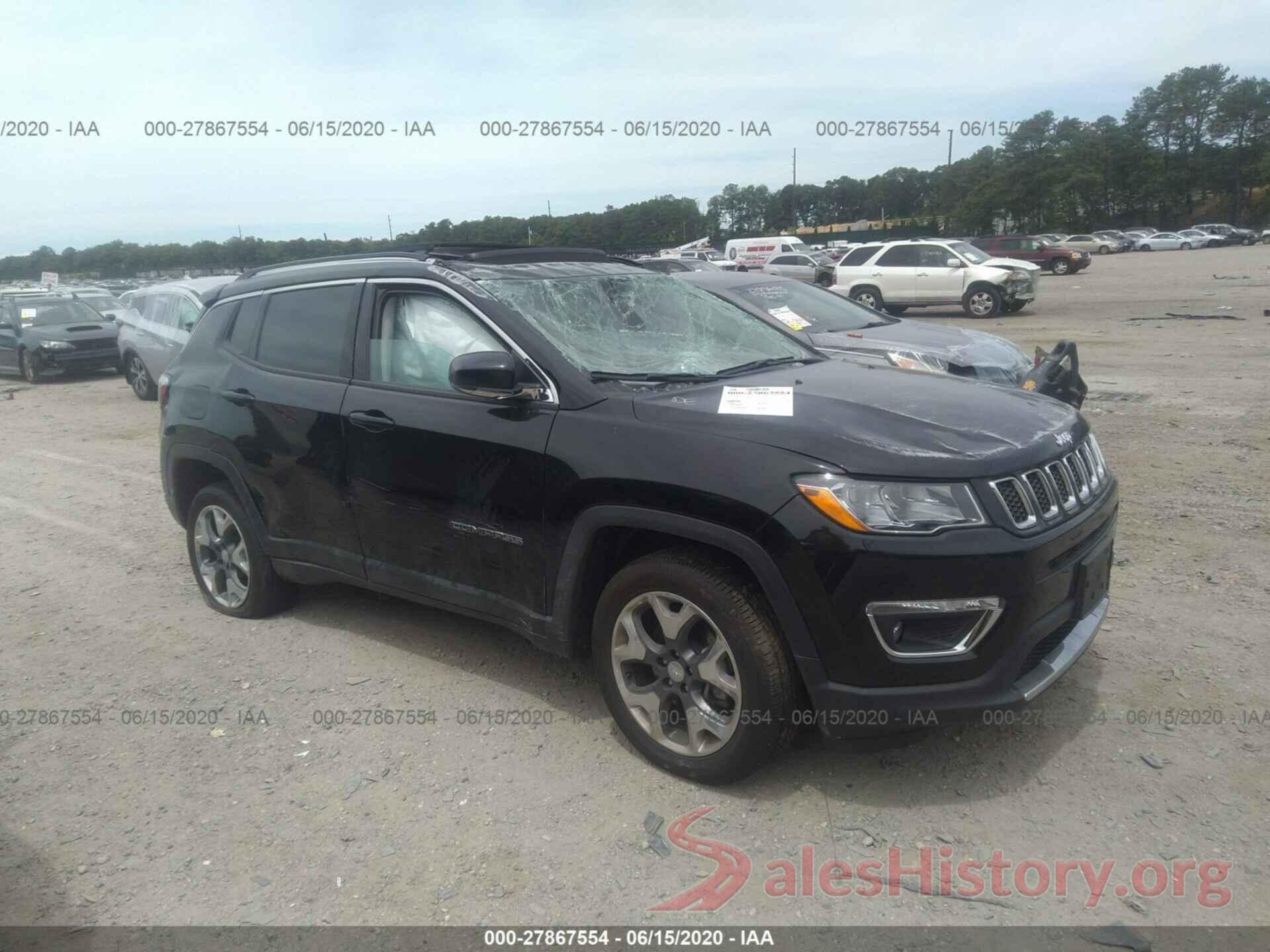 3C4NJDCB2LT138184 2020 JEEP COMPASS