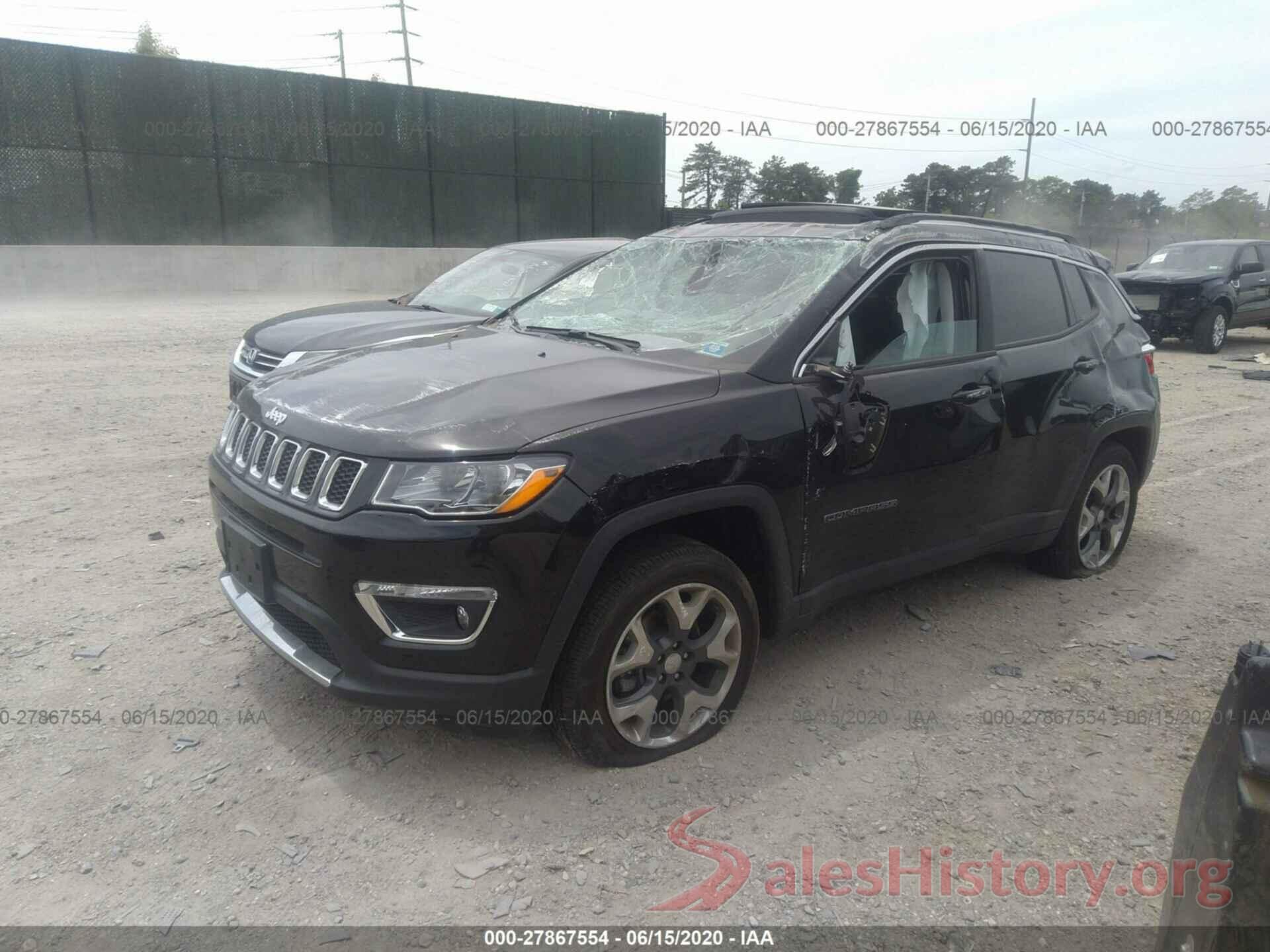 3C4NJDCB2LT138184 2020 JEEP COMPASS