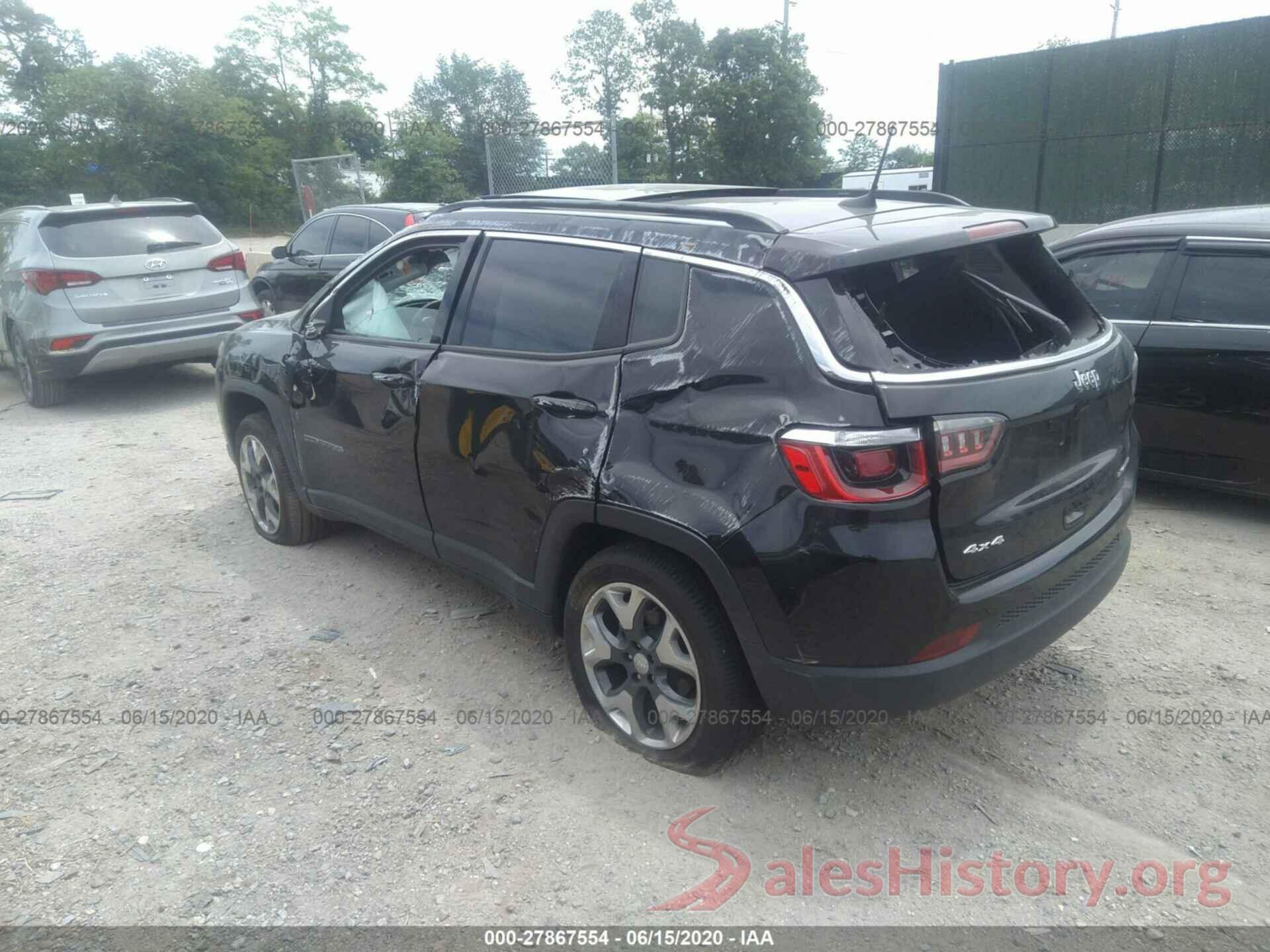 3C4NJDCB2LT138184 2020 JEEP COMPASS